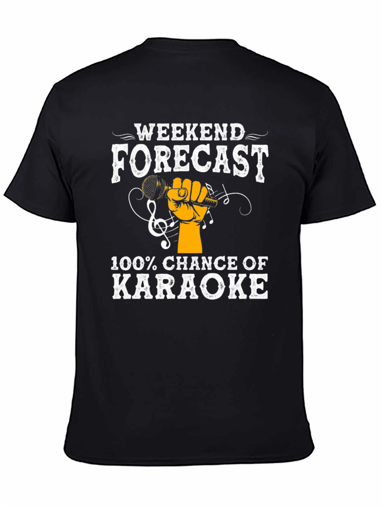 Karaoke Weekend Forecast Graphic Tee