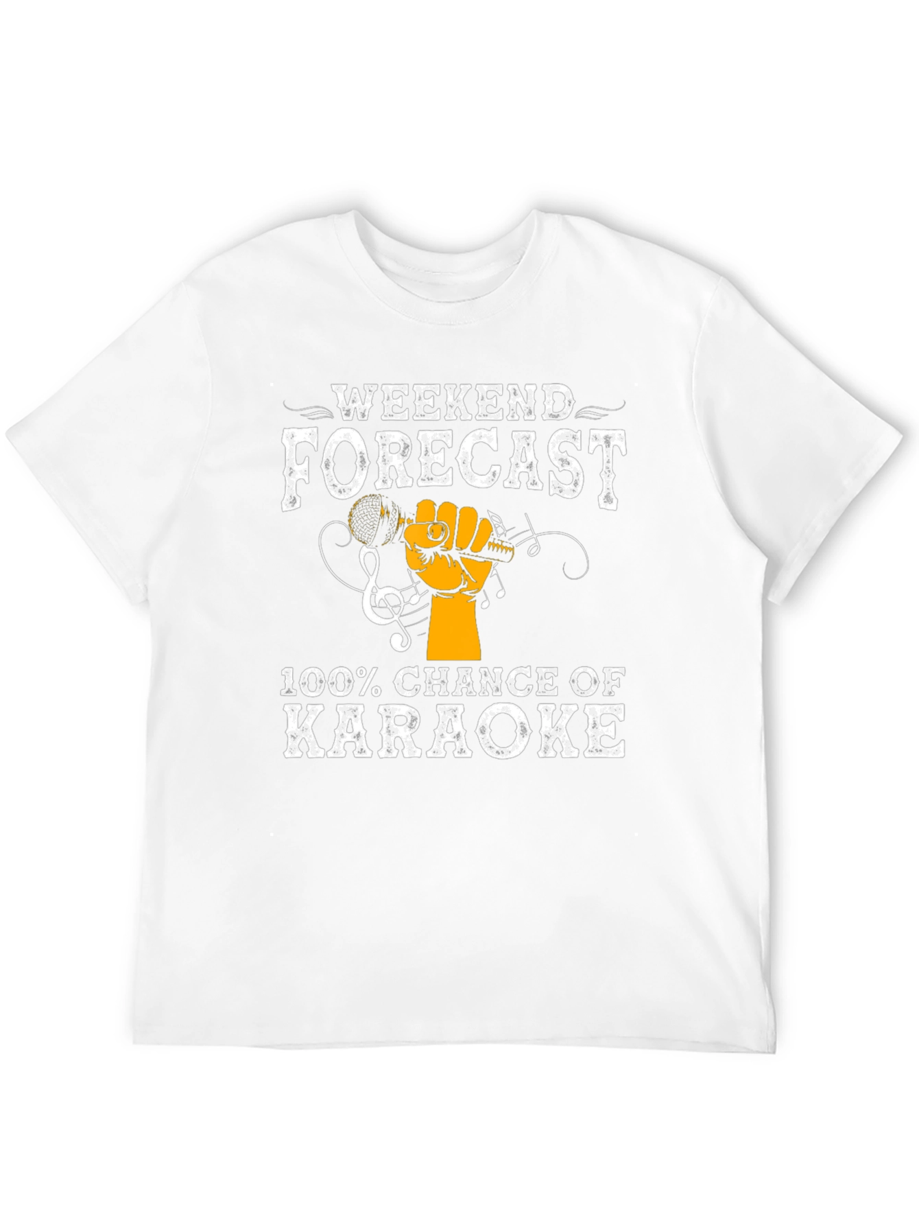 Karaoke Weekend Forecast Graphic Tee