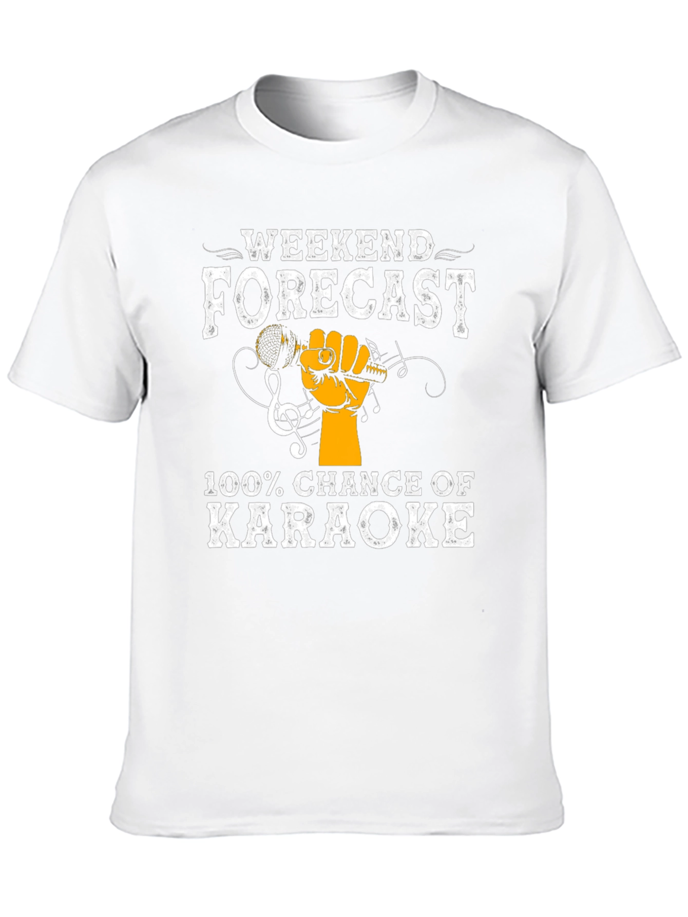 Karaoke Weekend Forecast Graphic Tee