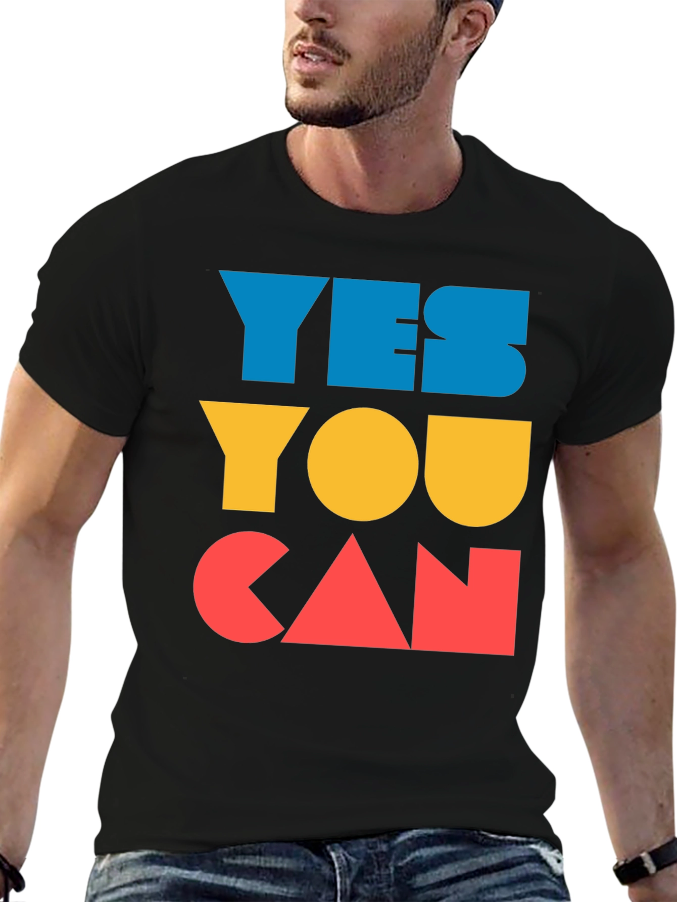 Yes You Can Graphic Tee - Motivational Shirt