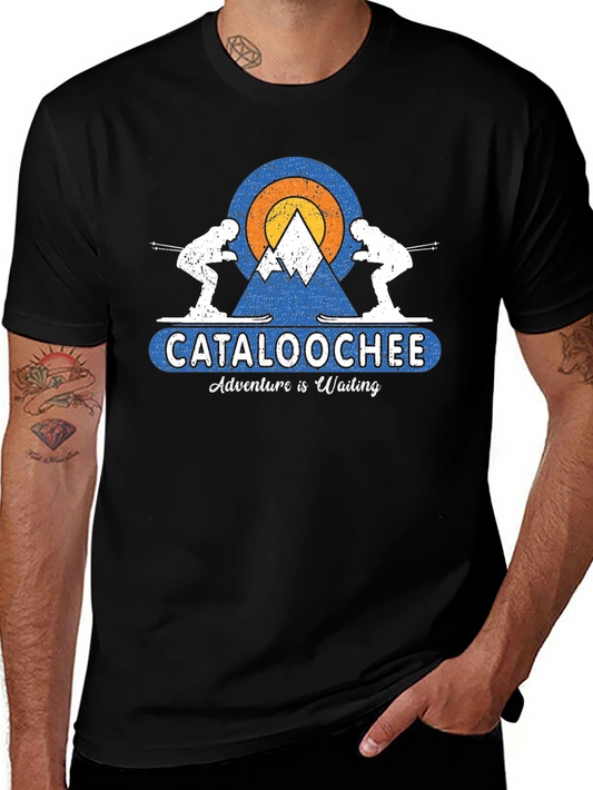 Cataloochee Adventure Skiing Graphic Tee