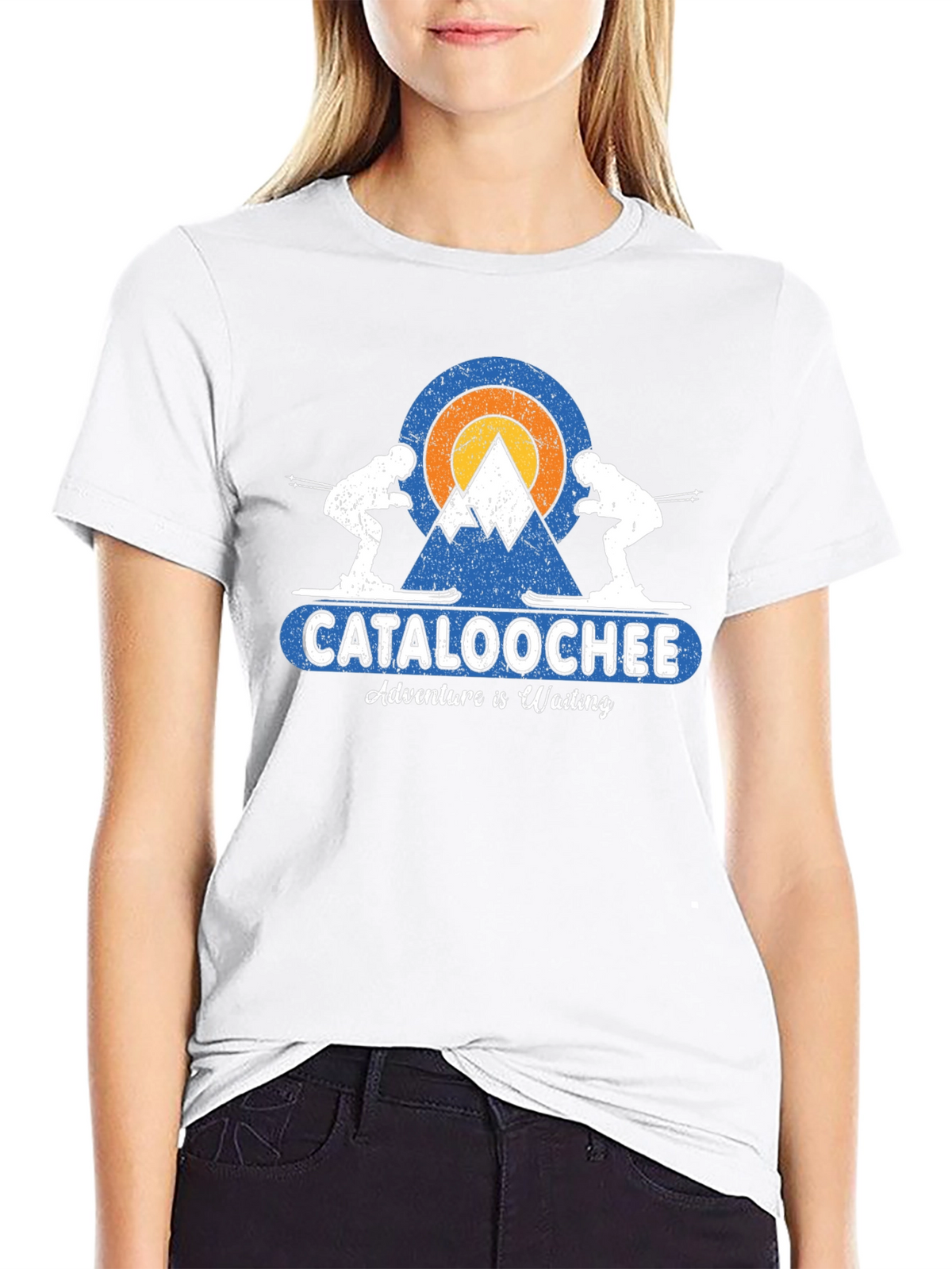 Cataloochee Adventure Skiing Graphic Tee