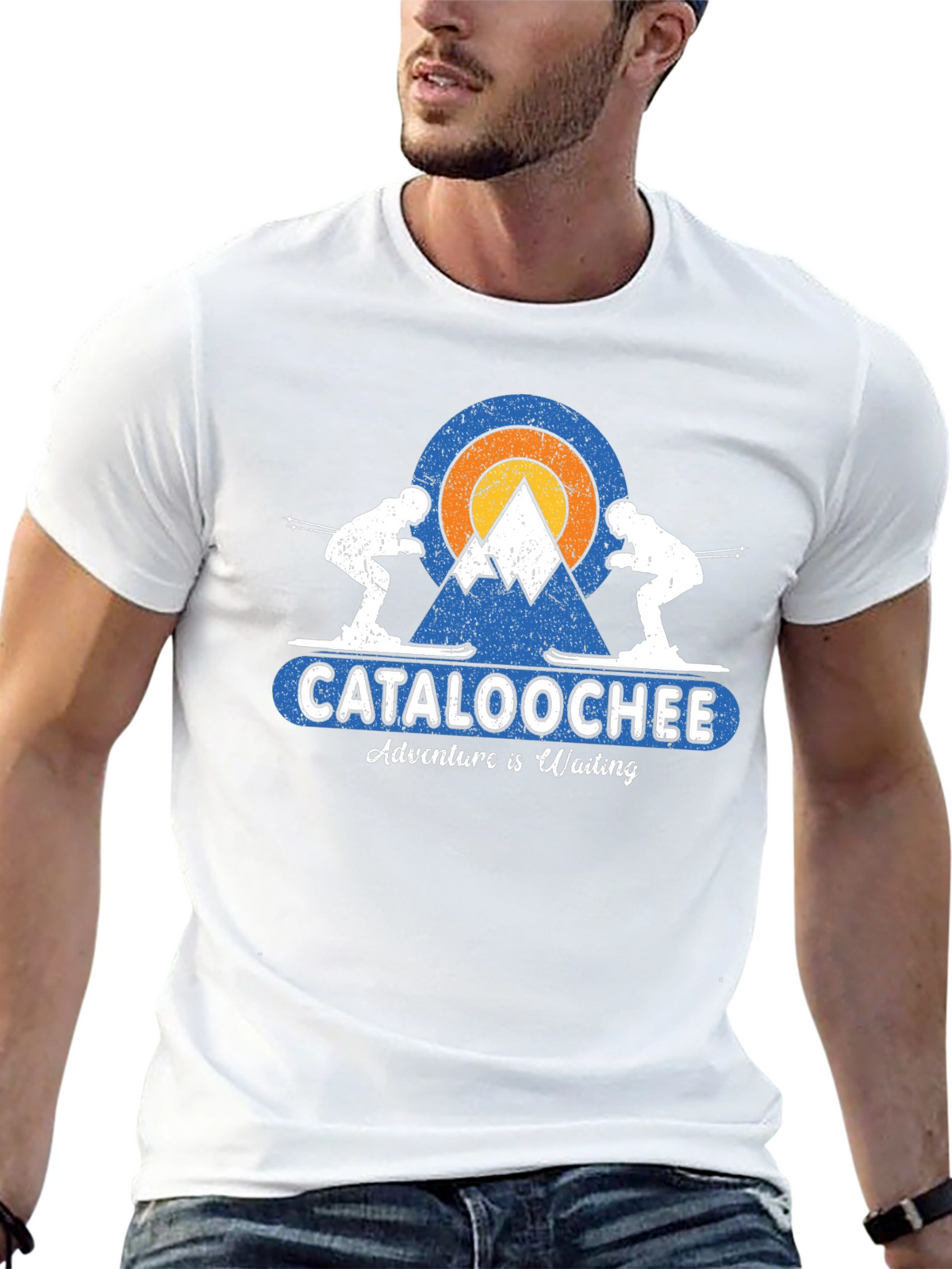 Cataloochee Adventure Skiing Graphic Tee
