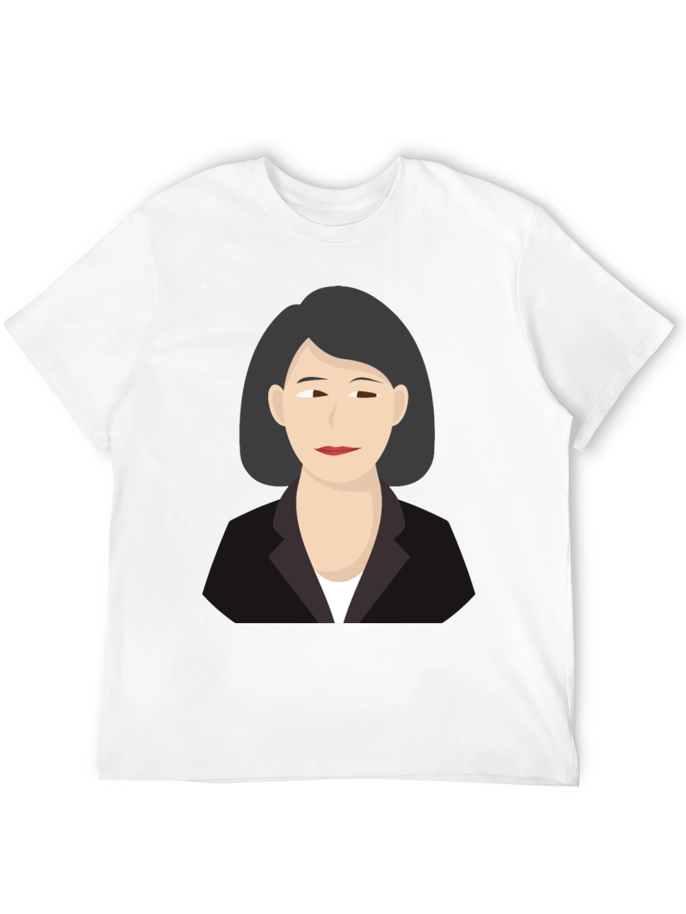 Woman Portrait Graphic Tee - Unisex Black T-Shirt