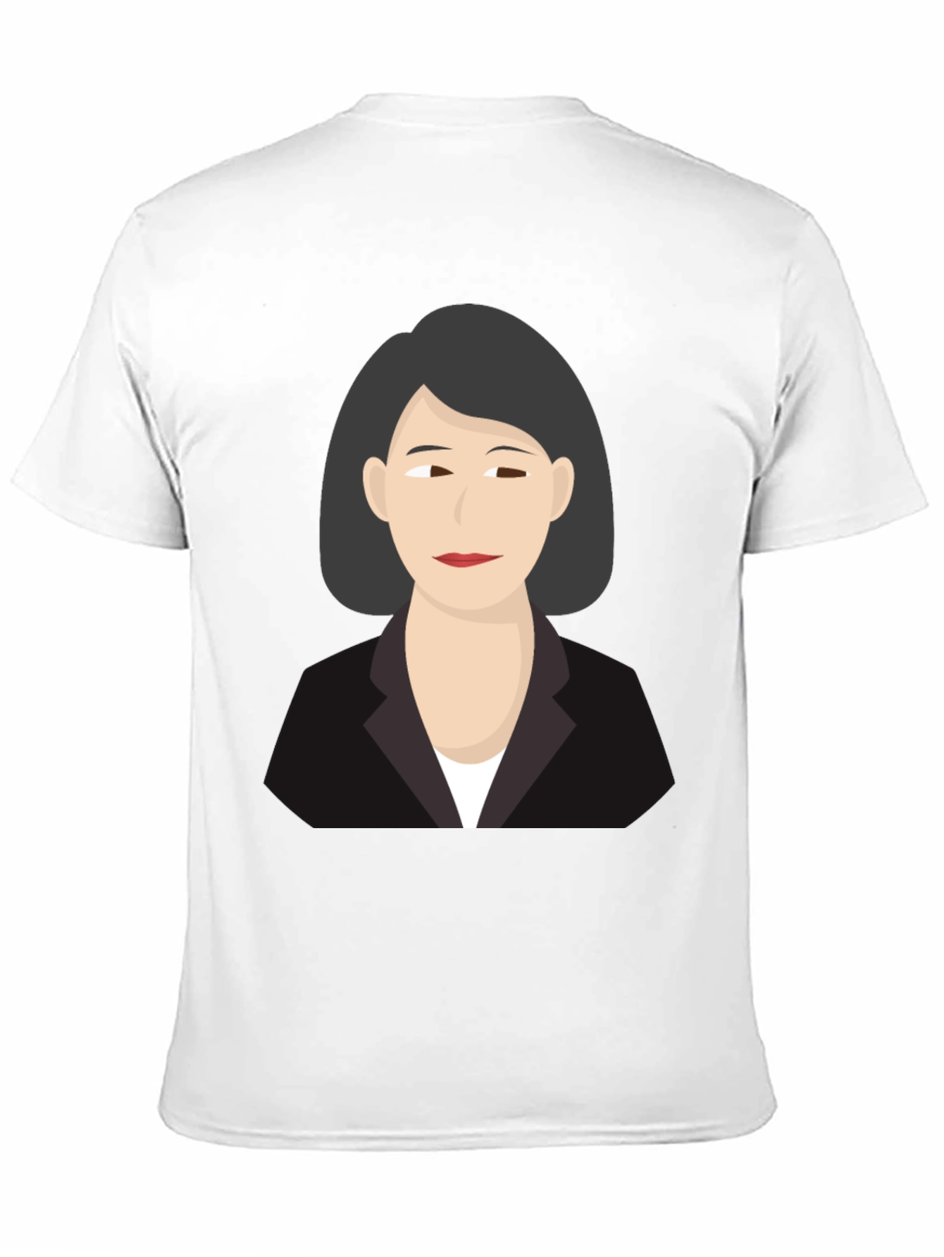 Woman Portrait Graphic Tee - Unisex Black T-Shirt