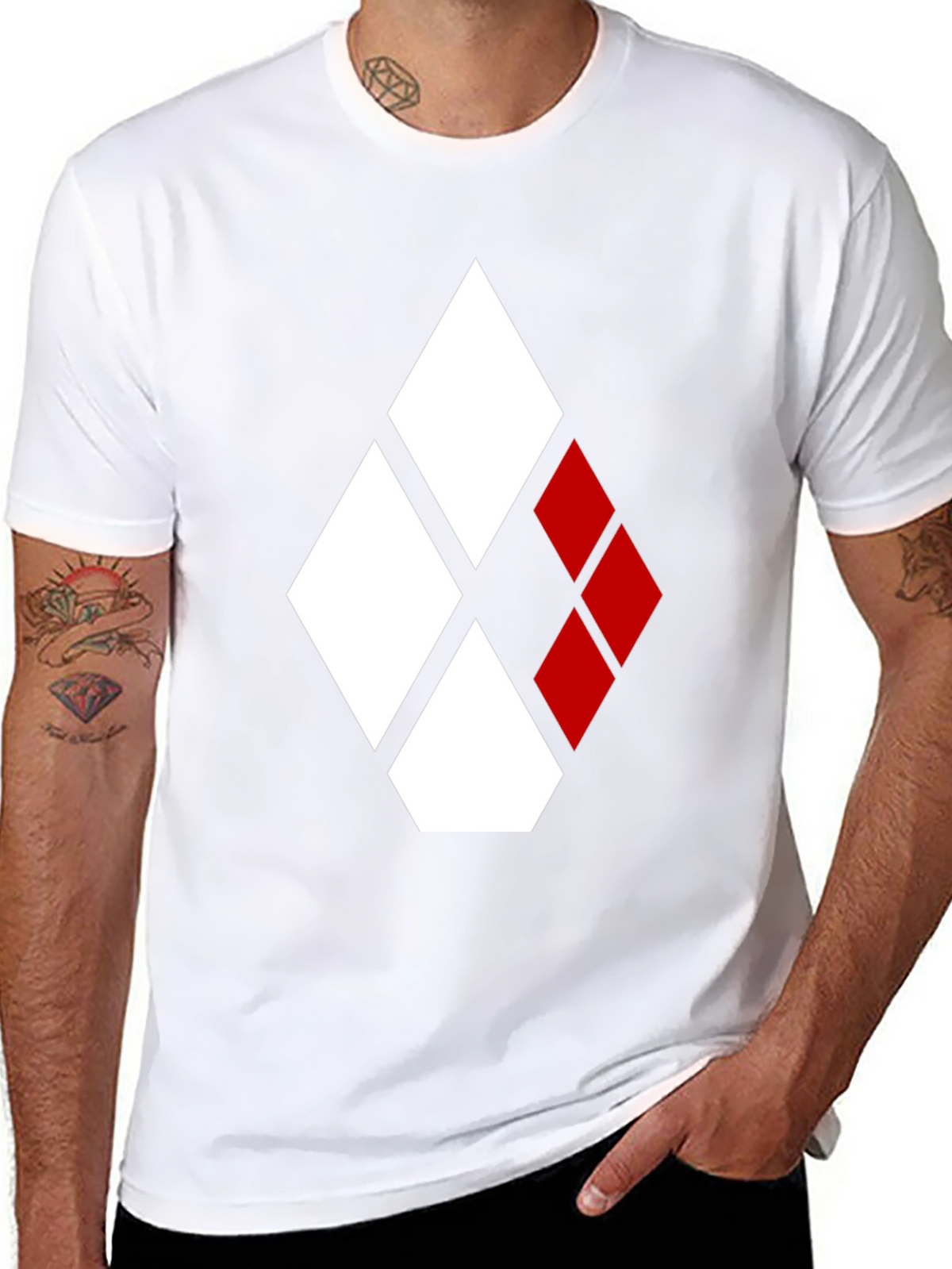 Harley Quinn Diamond T-Shirt - Black