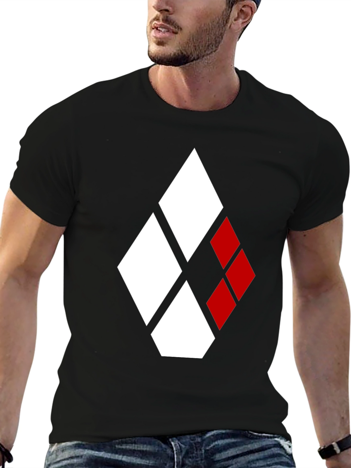 Harley Quinn Diamond T-Shirt - Black