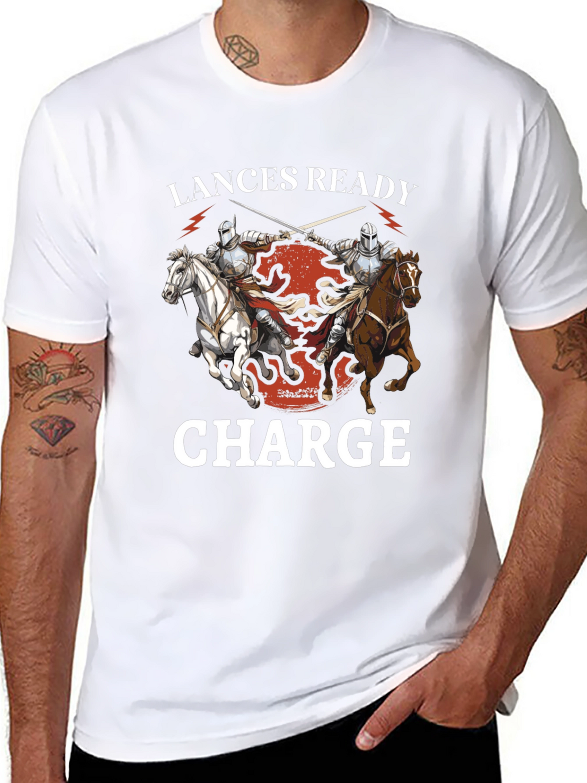 Lances Ready Charge Knight T-Shirt