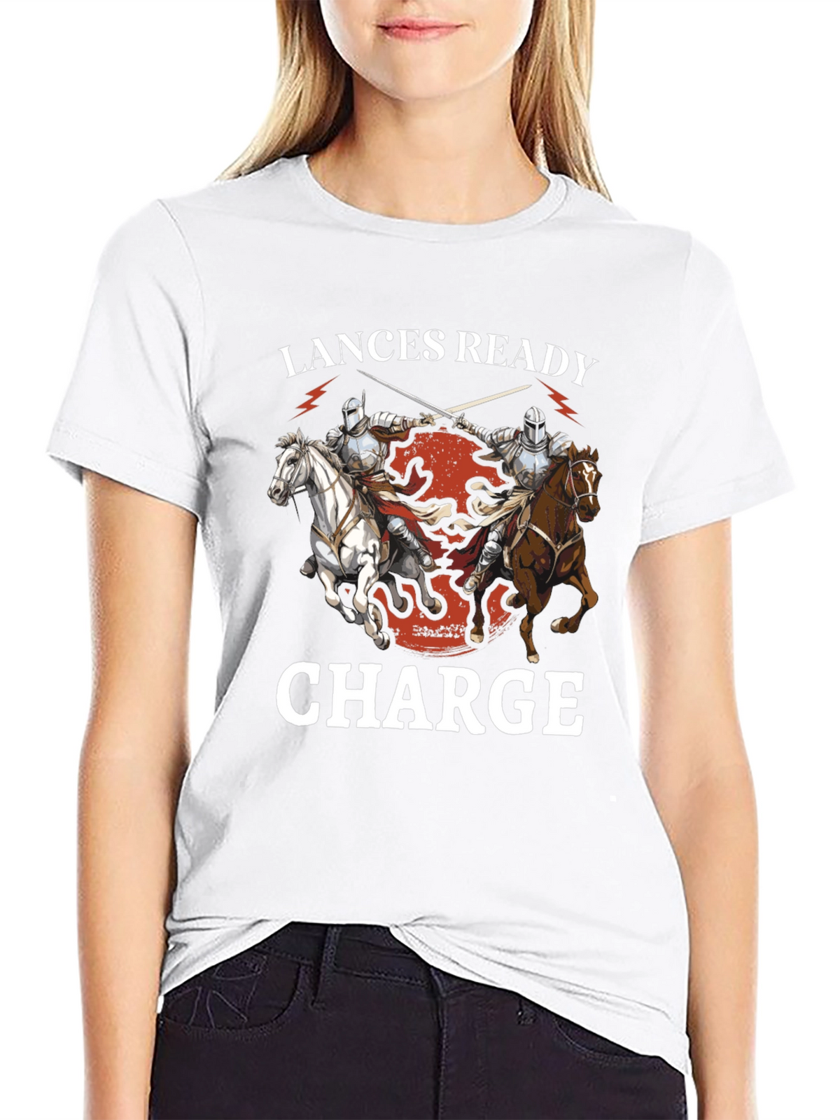 Lances Ready Charge Knight T-Shirt
