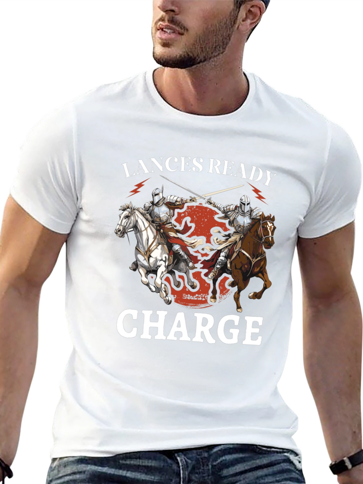Lances Ready Charge Knight T-Shirt
