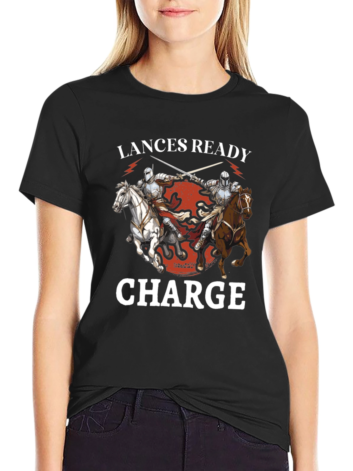 Lances Ready Charge Knight T-Shirt