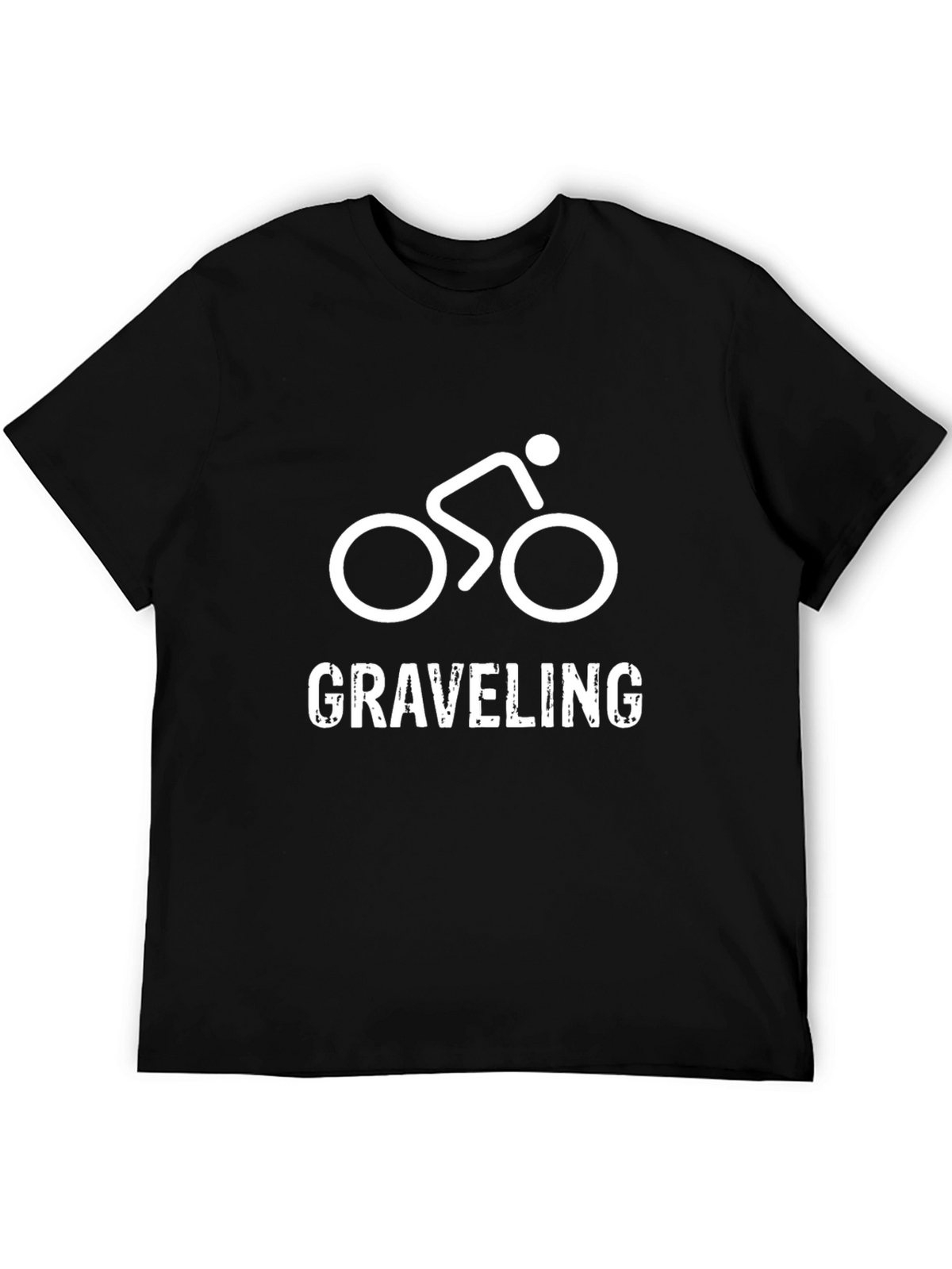 Graveling Black T-Shirt Cycling Tee