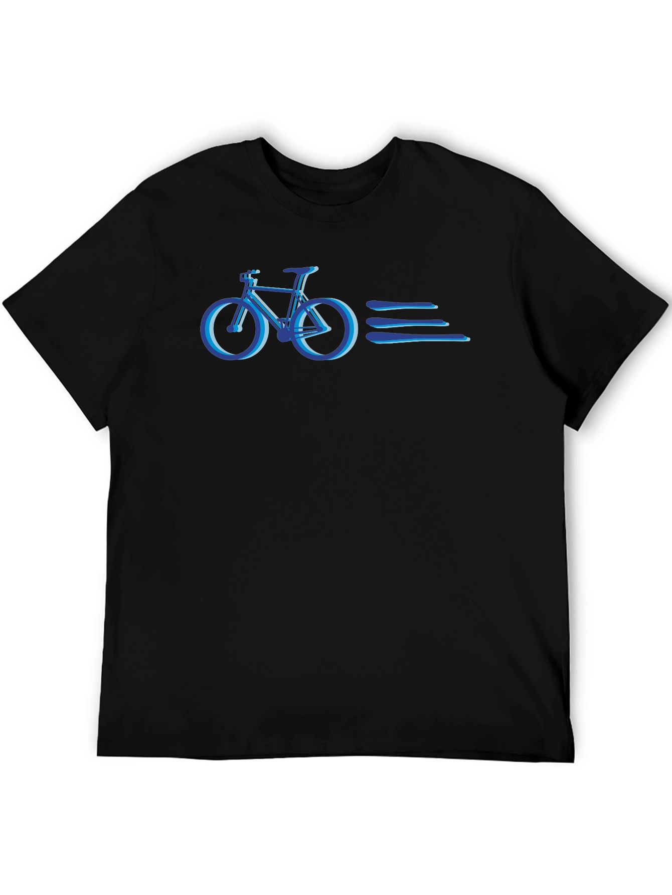 Blue Bicycle Graphic Tee - Stylish Comfort