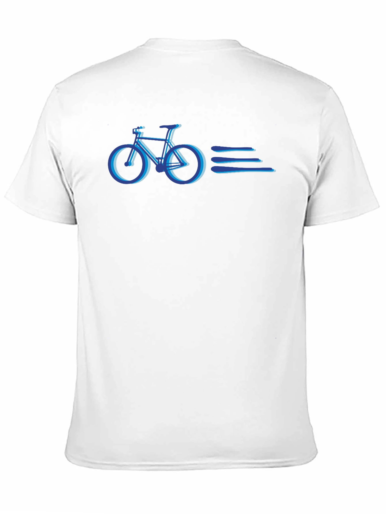 Blue Bicycle Graphic Tee - Stylish Comfort