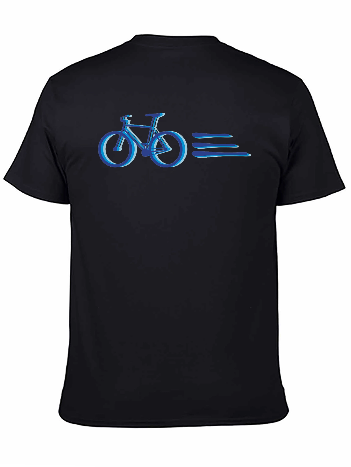 Blue Bicycle Graphic Tee - Stylish Comfort