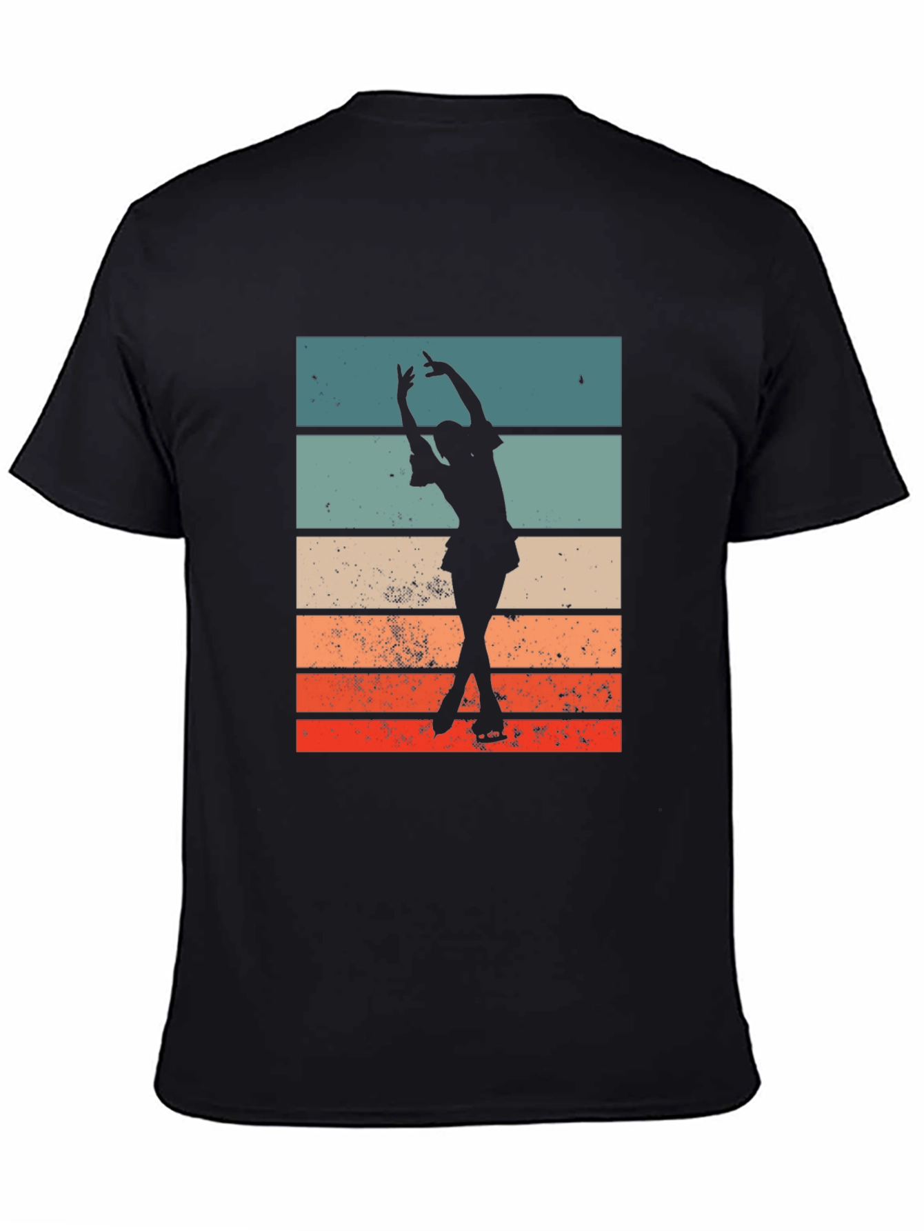 Retro Ice Skater Graphic T-Shirt