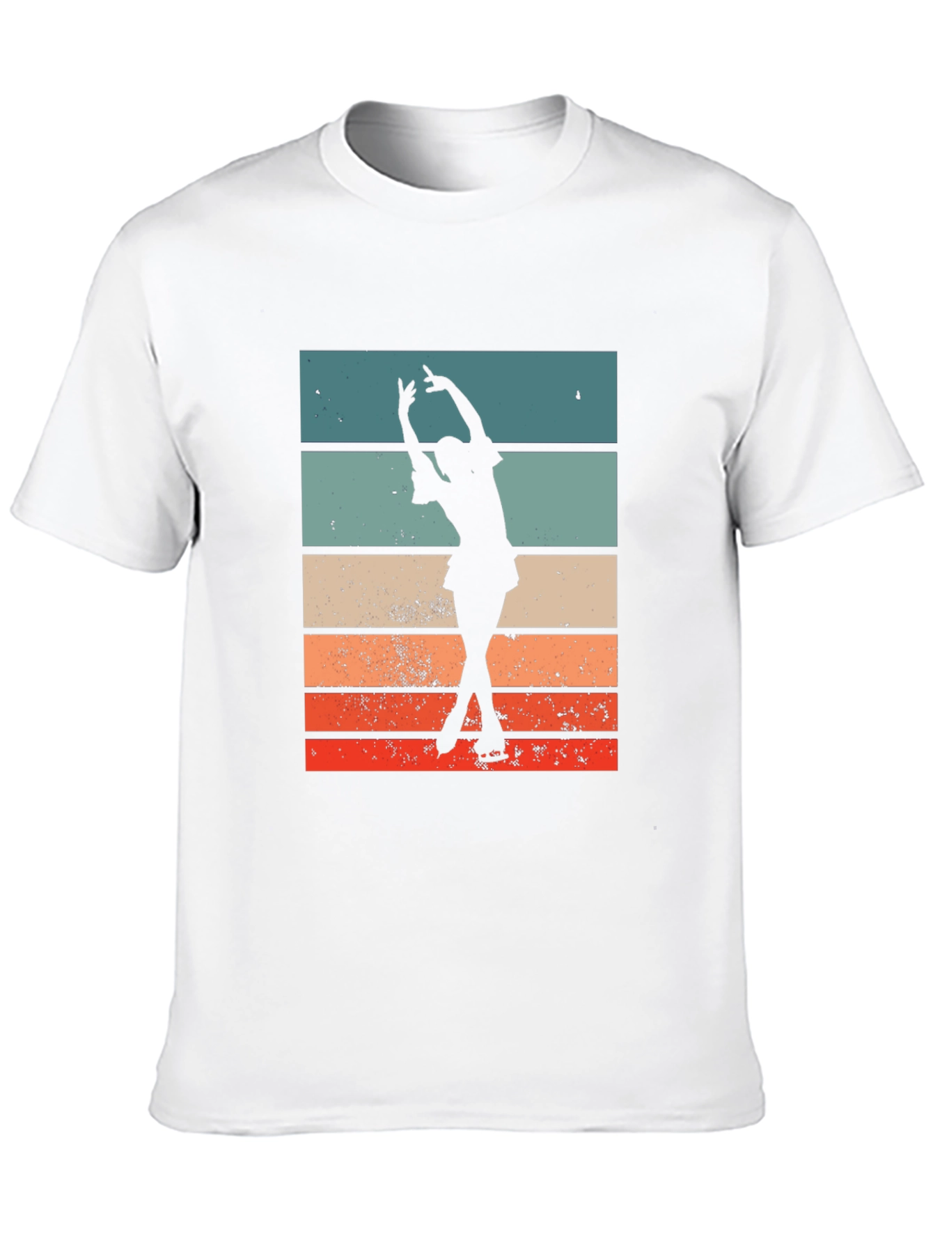 Retro Ice Skater Graphic T-Shirt