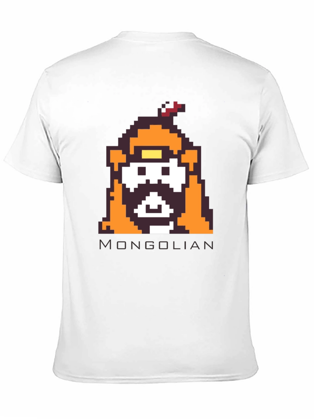 Pixelated Mongolian Warrior T-Shirt