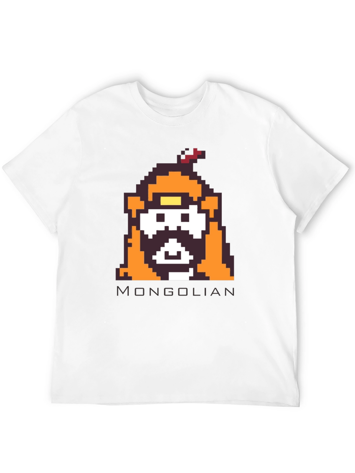 Pixelated Mongolian Warrior T-Shirt