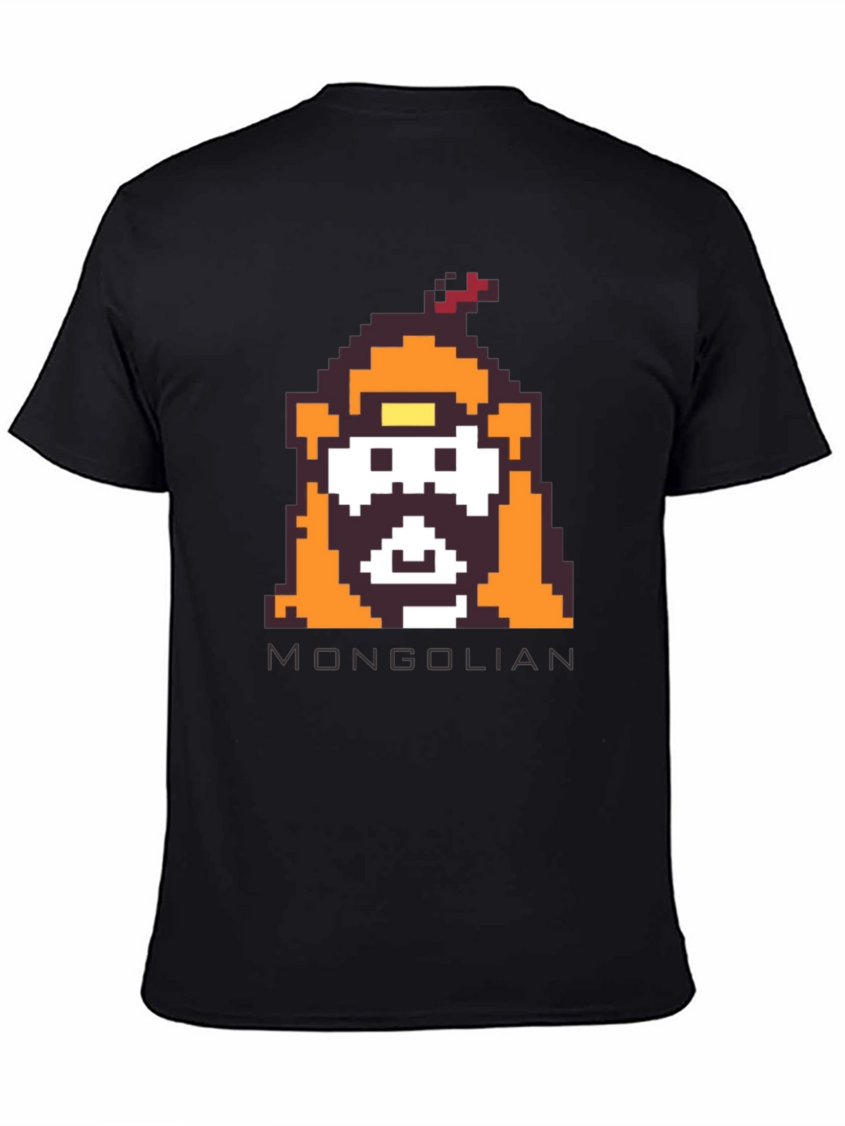 Pixelated Mongolian Warrior T-Shirt