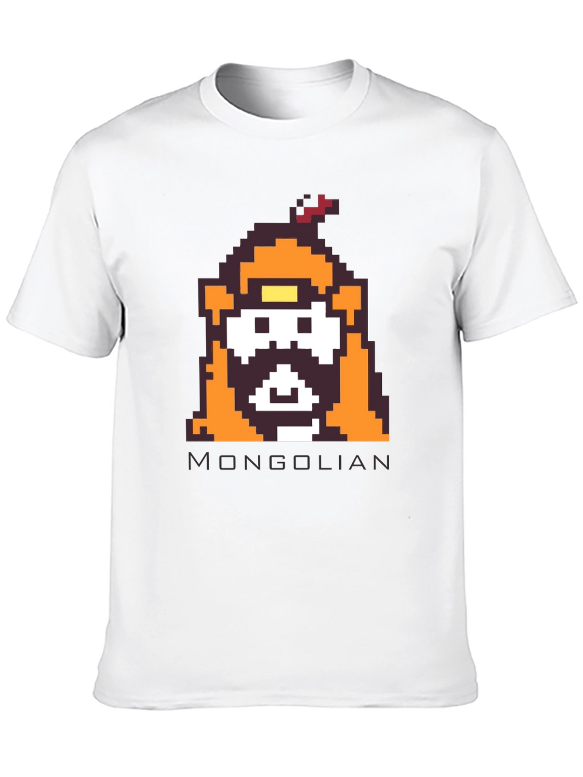 Pixelated Mongolian Warrior T-Shirt