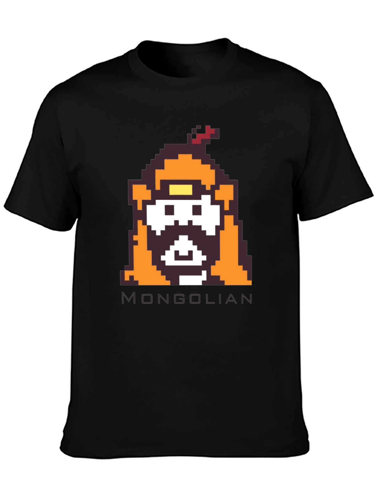 Pixelated Mongolian Warrior T-Shirt