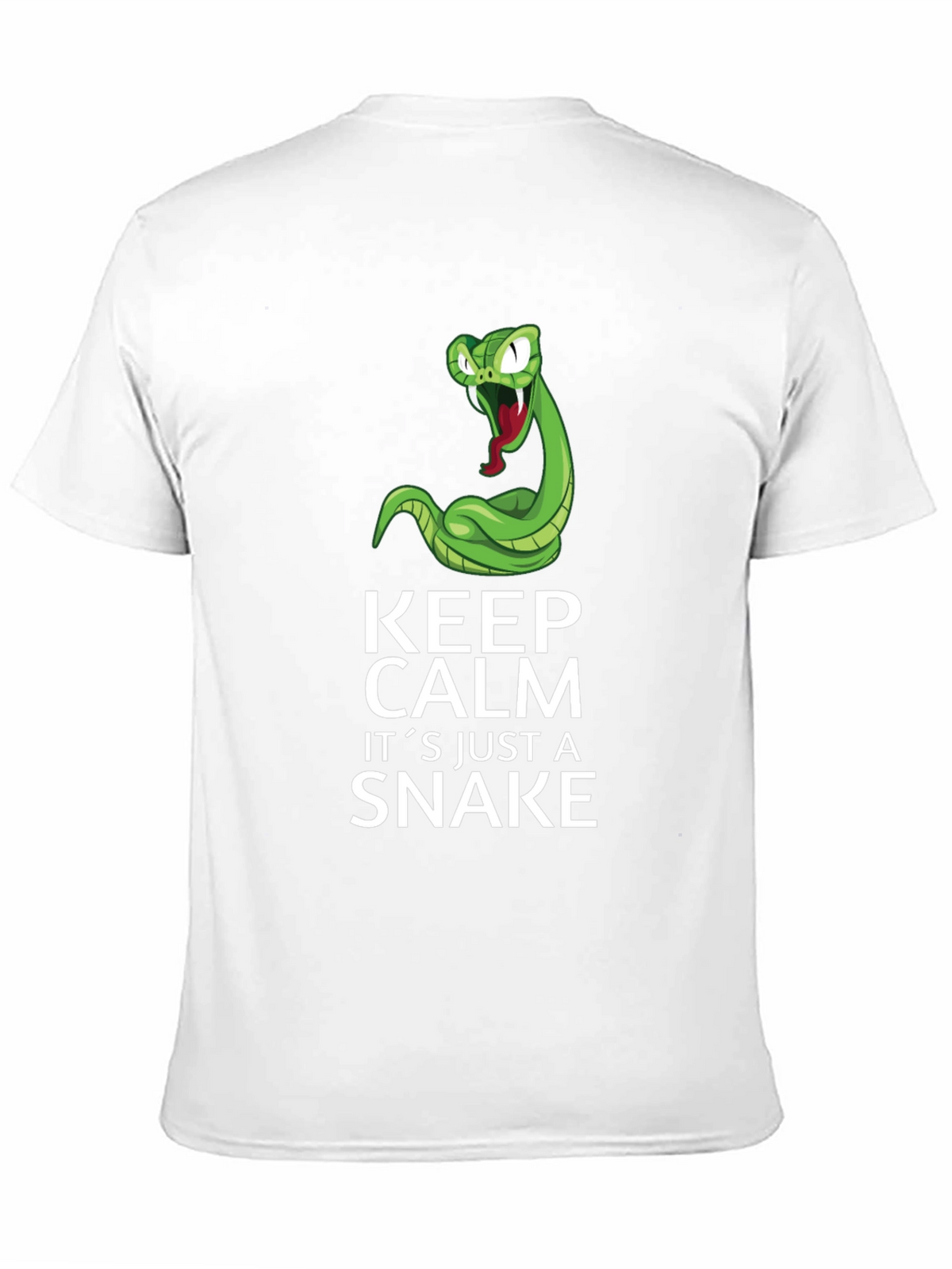 Keep Calm Its Just A Snake Graphic Tee