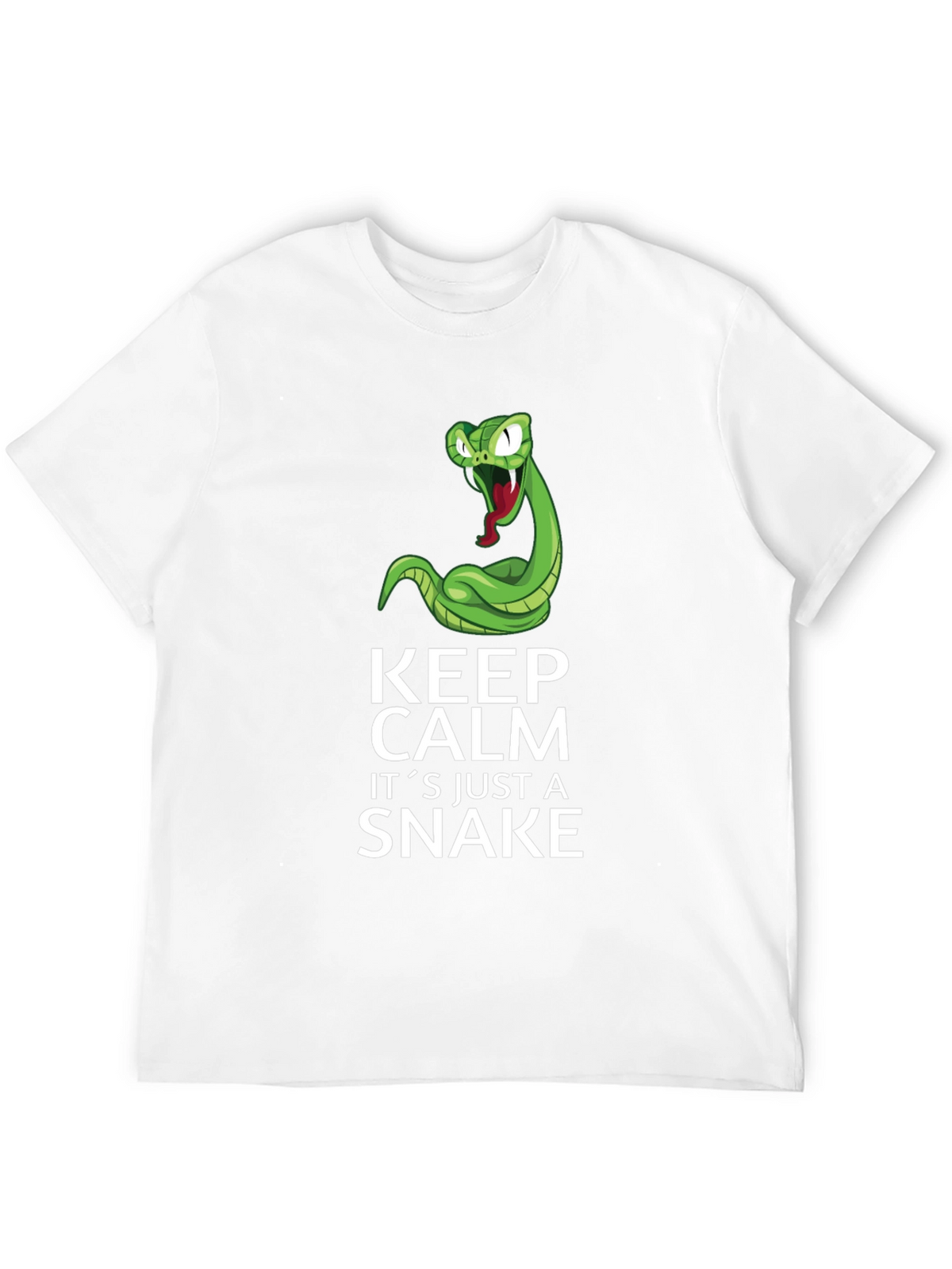Keep Calm Its Just A Snake Graphic Tee
