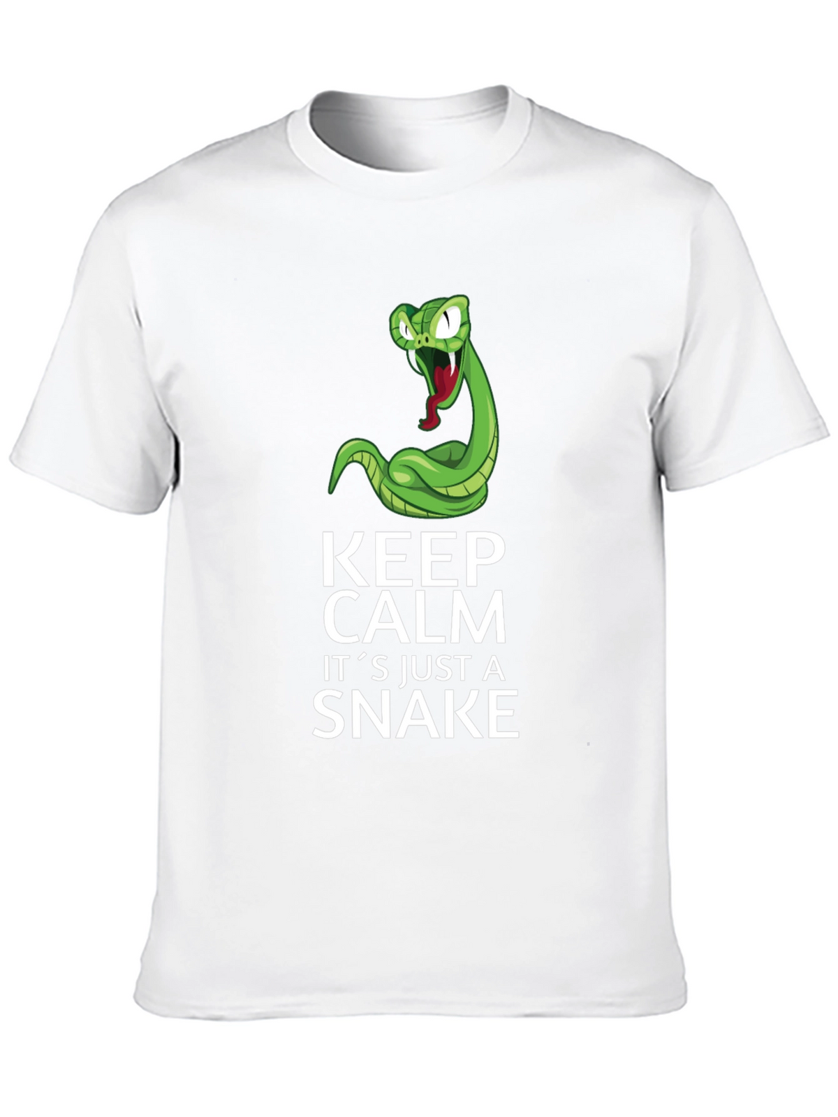 Keep Calm Its Just A Snake Graphic Tee