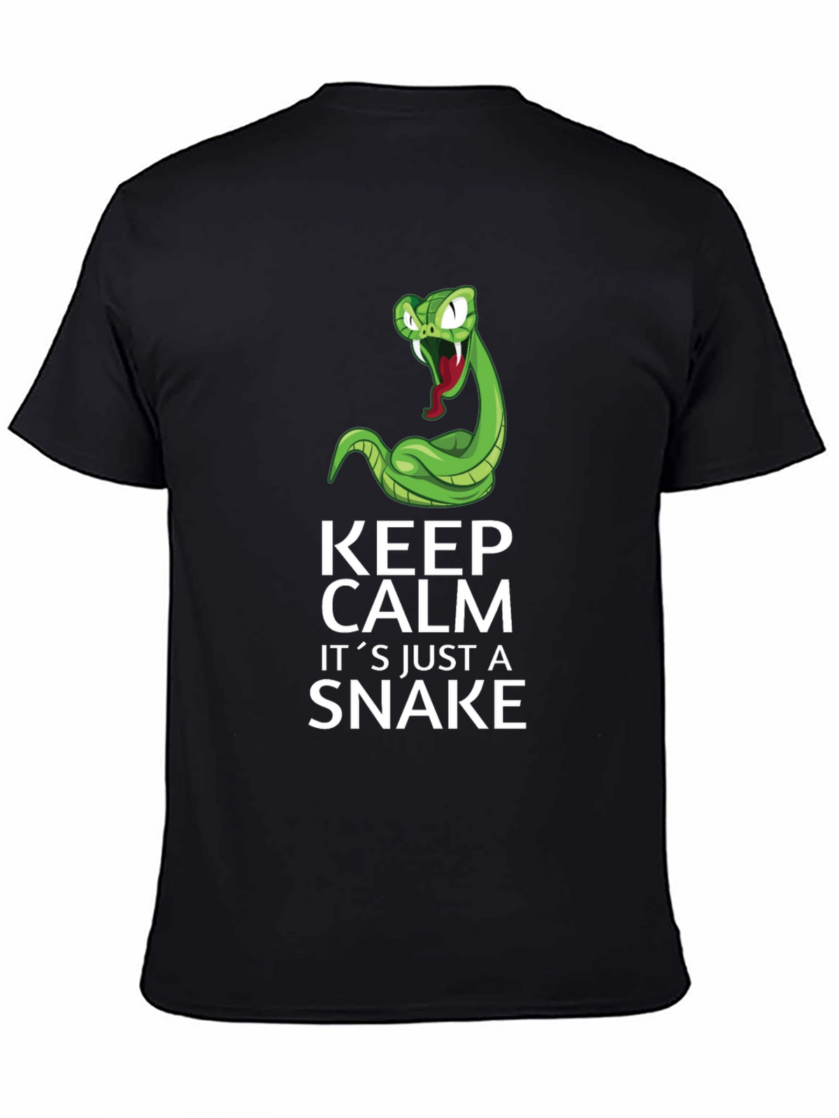 Keep Calm Its Just A Snake Graphic Tee