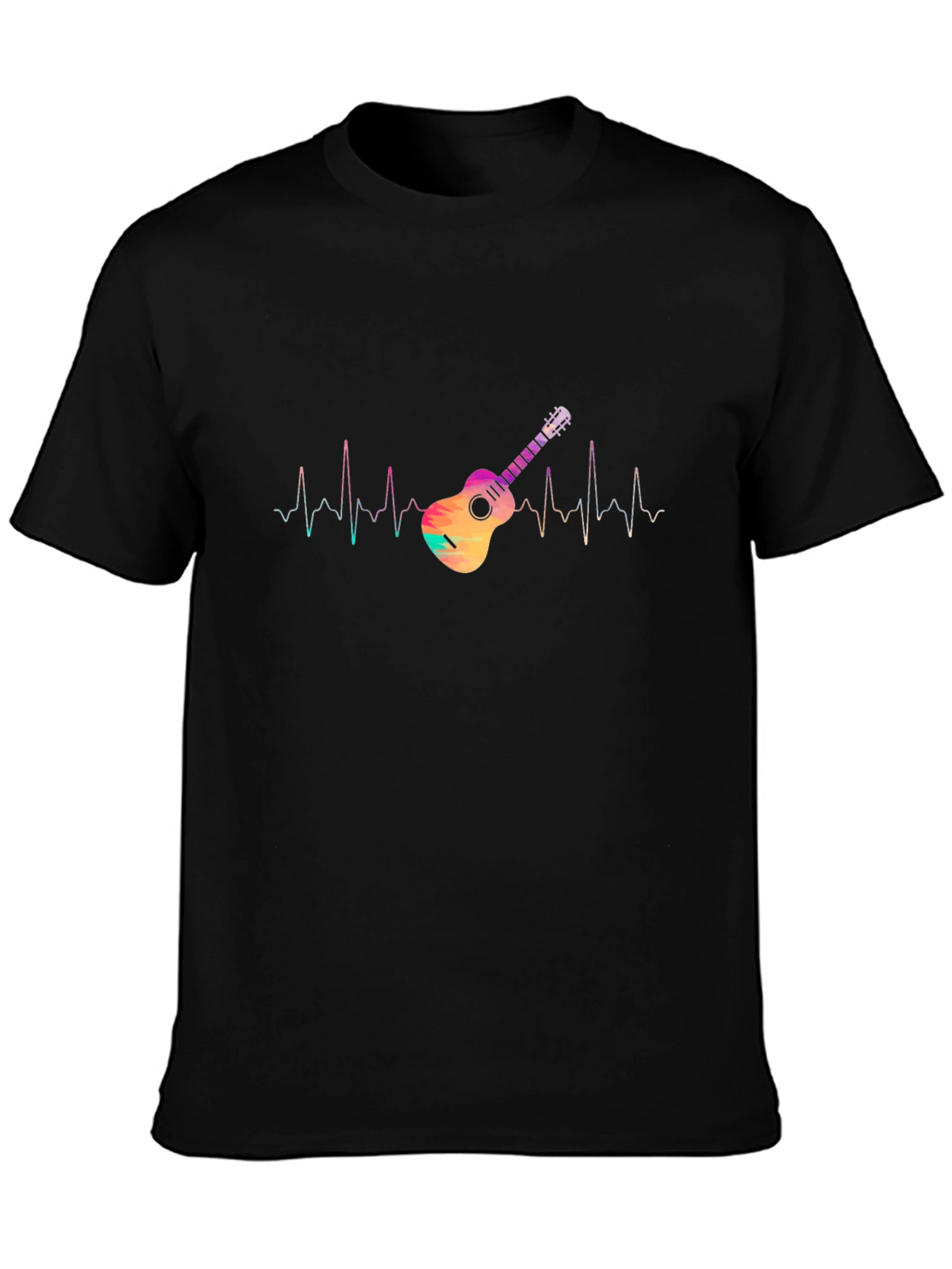 Guitar Heartbeat Graphic Tee