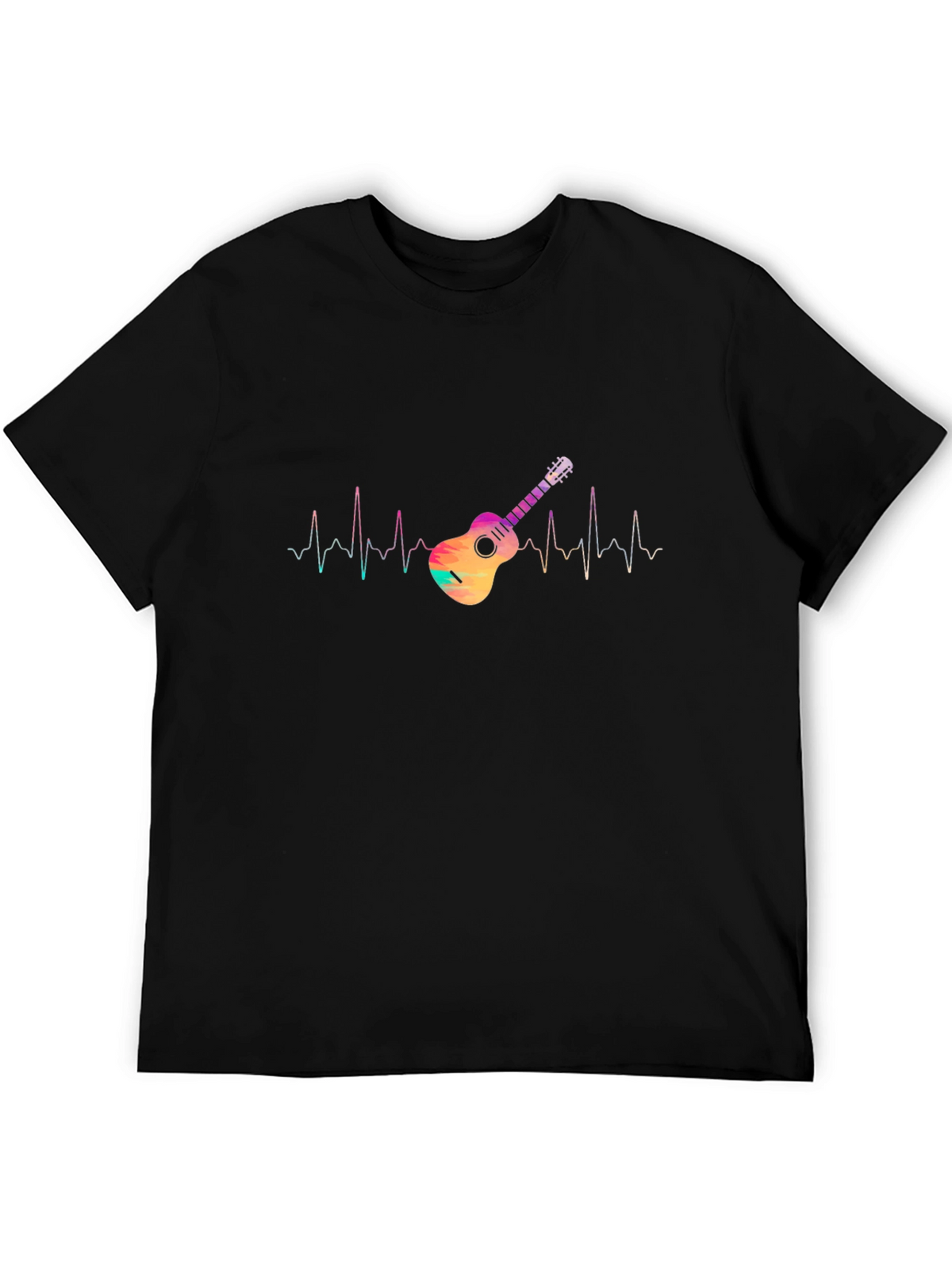 Guitar Heartbeat Graphic Tee