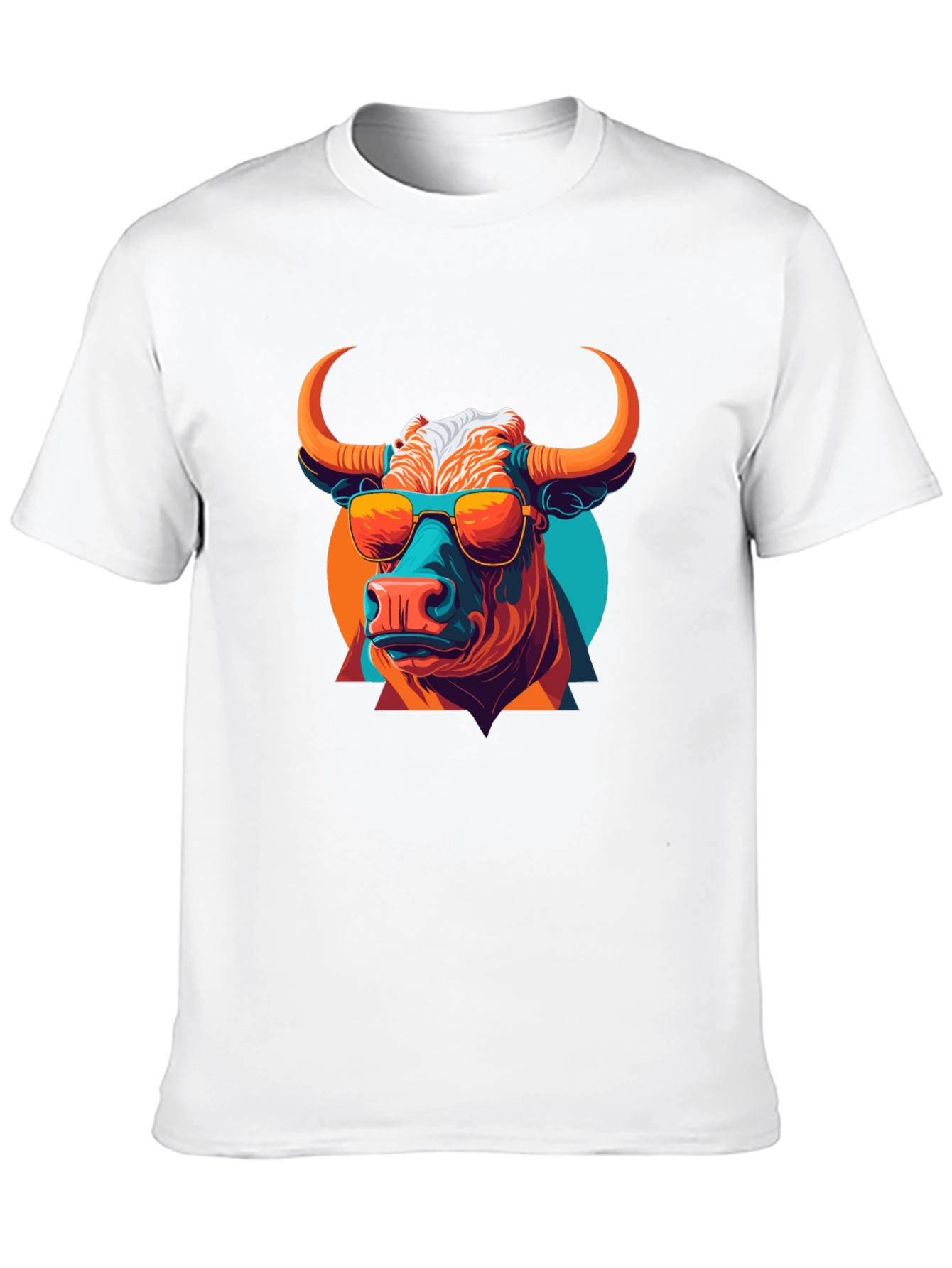 Cool Bull Graphic Tee - Stylish Black Cotton T-Shirt