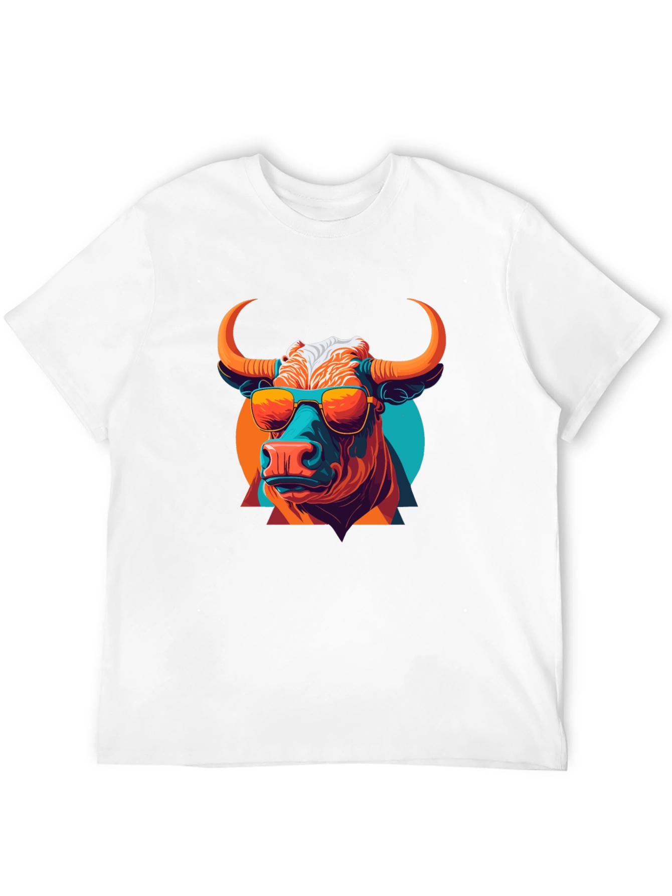 Cool Bull Graphic Tee - Stylish Black Cotton T-Shirt