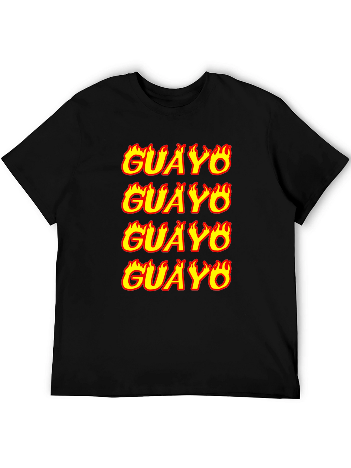 GUAYO Flame Graphic T-Shirt - Bold Streetwear