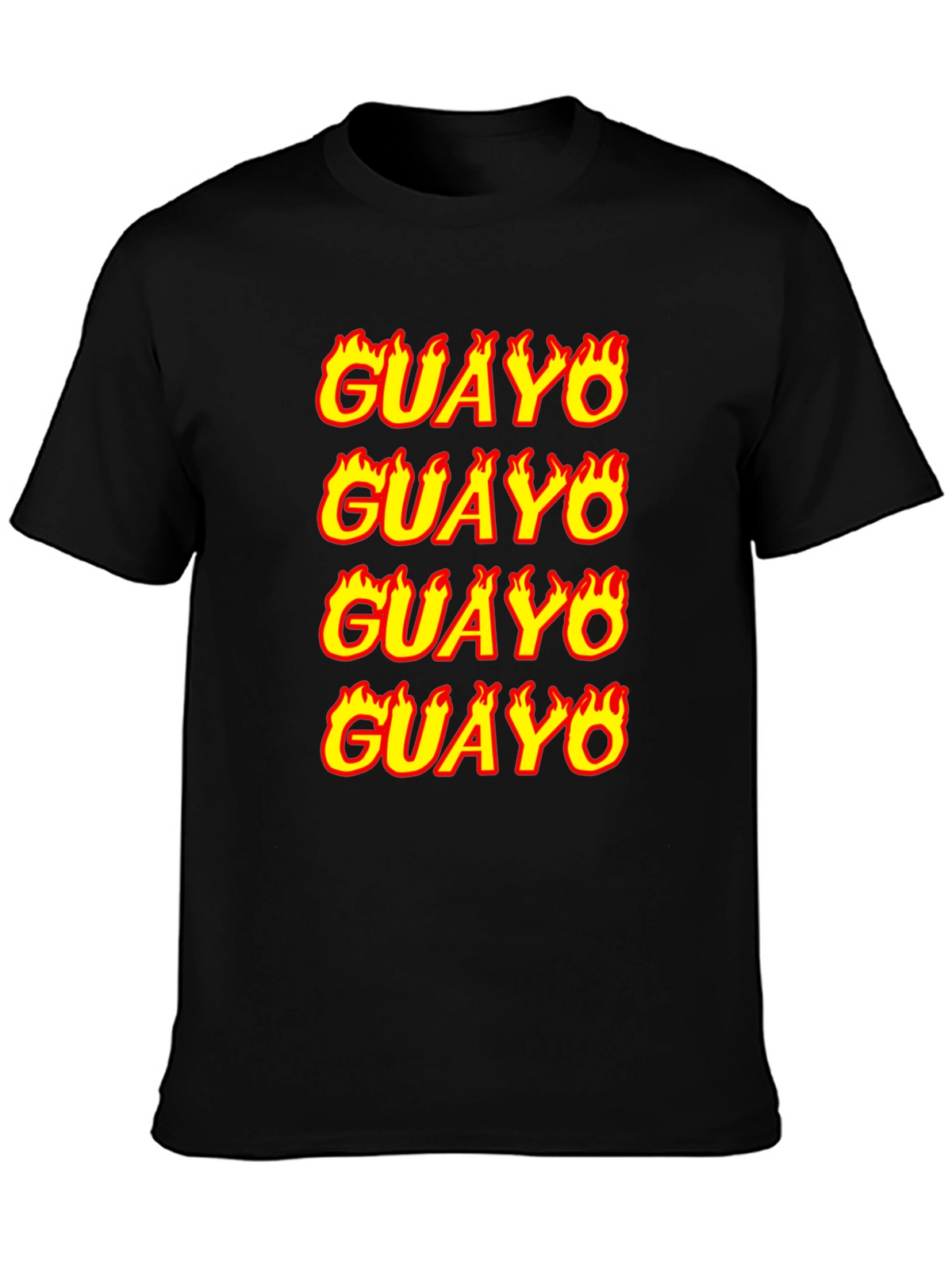 GUAYO Flame Graphic T-Shirt - Bold Streetwear