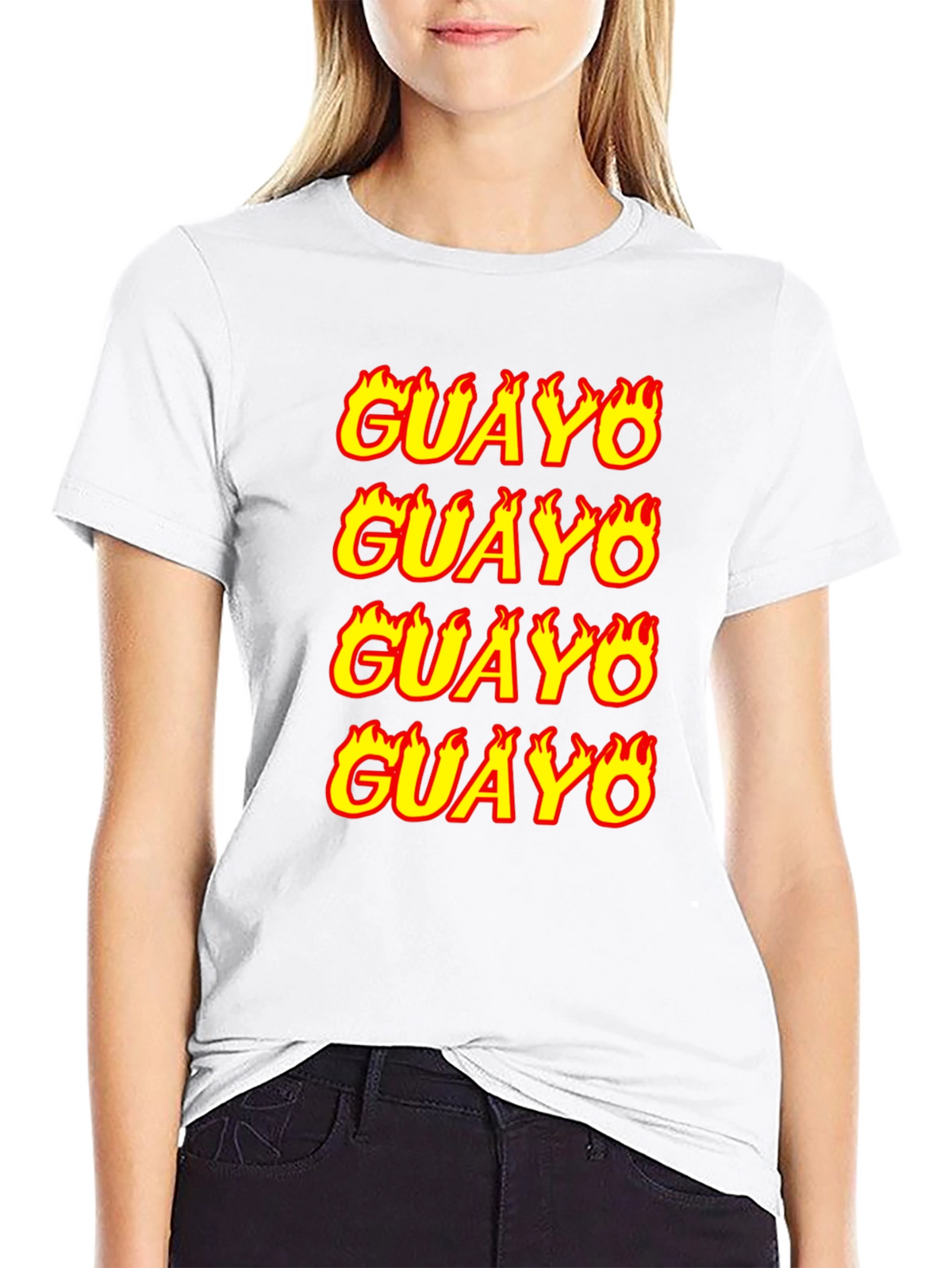 GUAYO Flame Graphic T-Shirt - Bold Streetwear