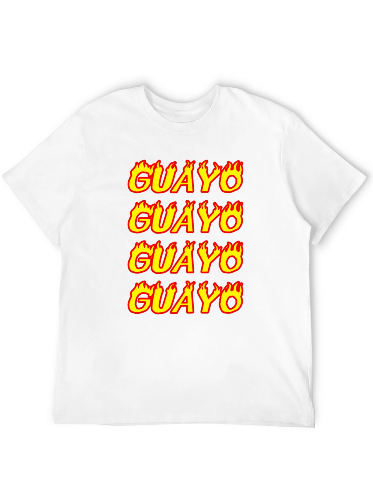 GUAYO Flame Graphic T-Shirt - Bold Streetwear