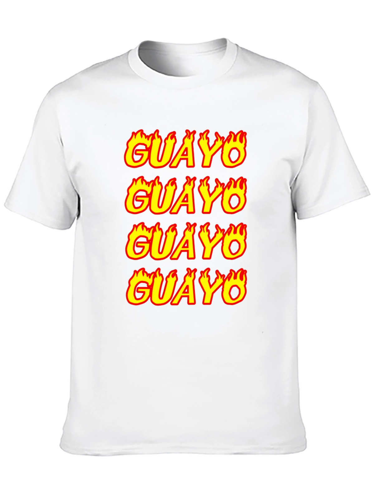 GUAYO Flame Graphic T-Shirt - Bold Streetwear