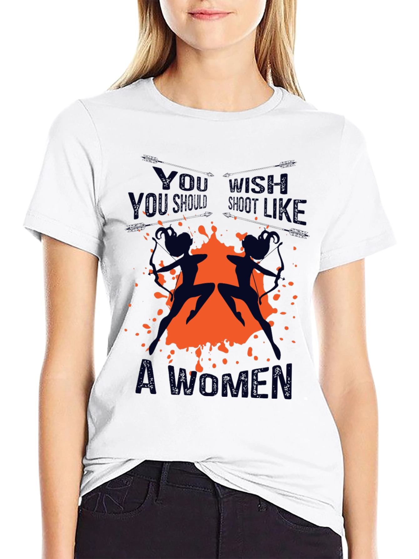 Shoot Like a Woman Graphic T-Shirt