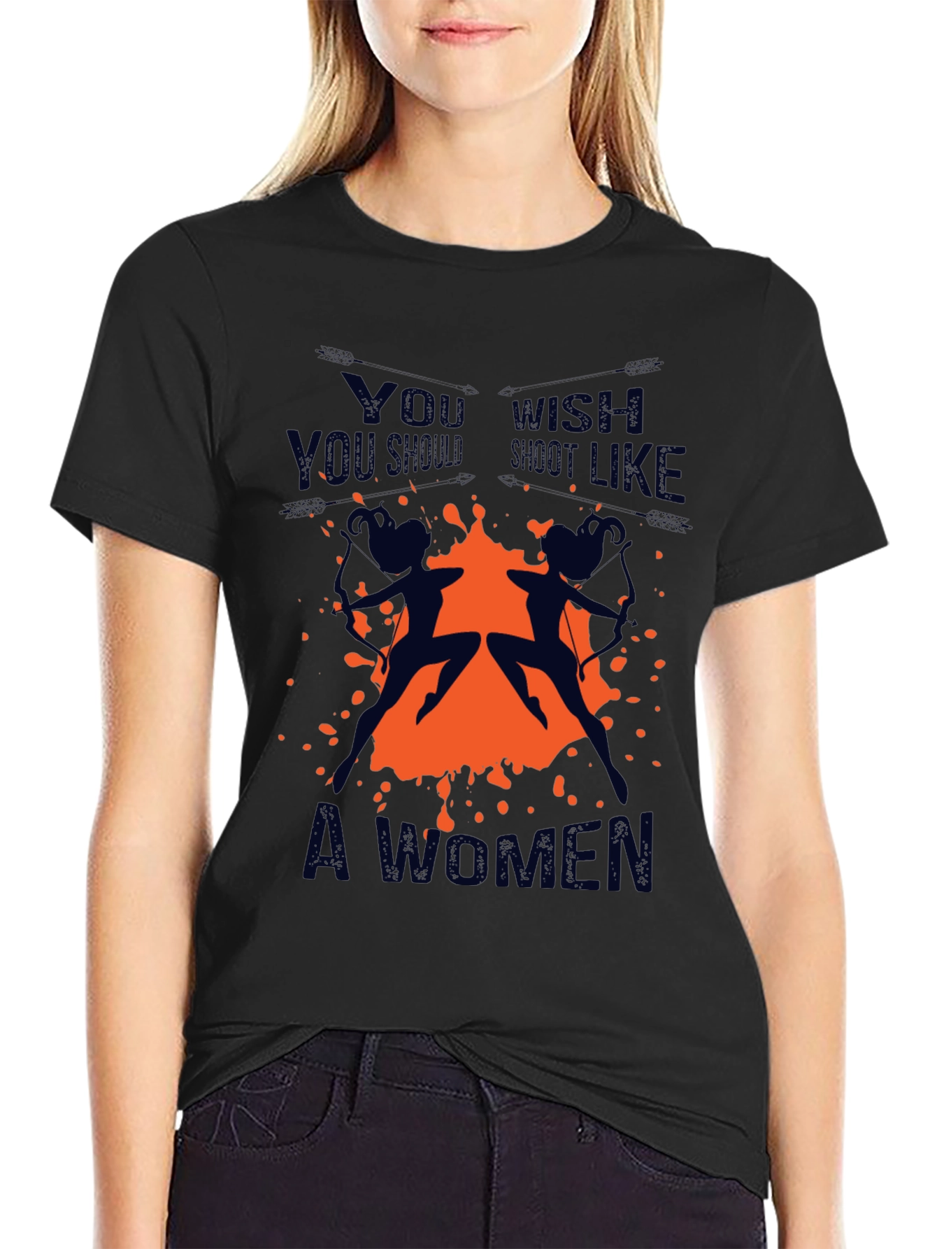 Shoot Like a Woman Graphic T-Shirt