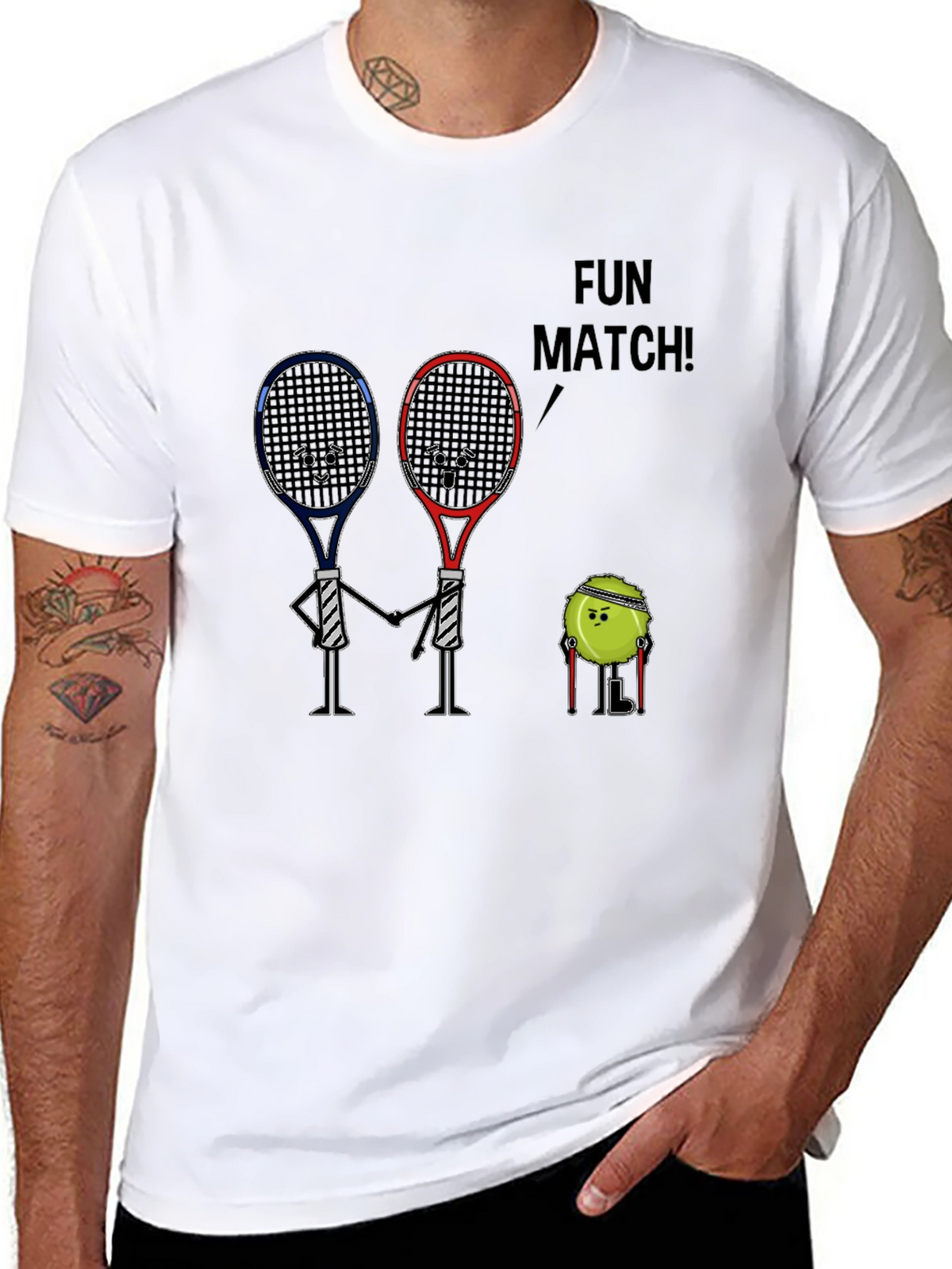Fun Match Graphic T-Shirt
