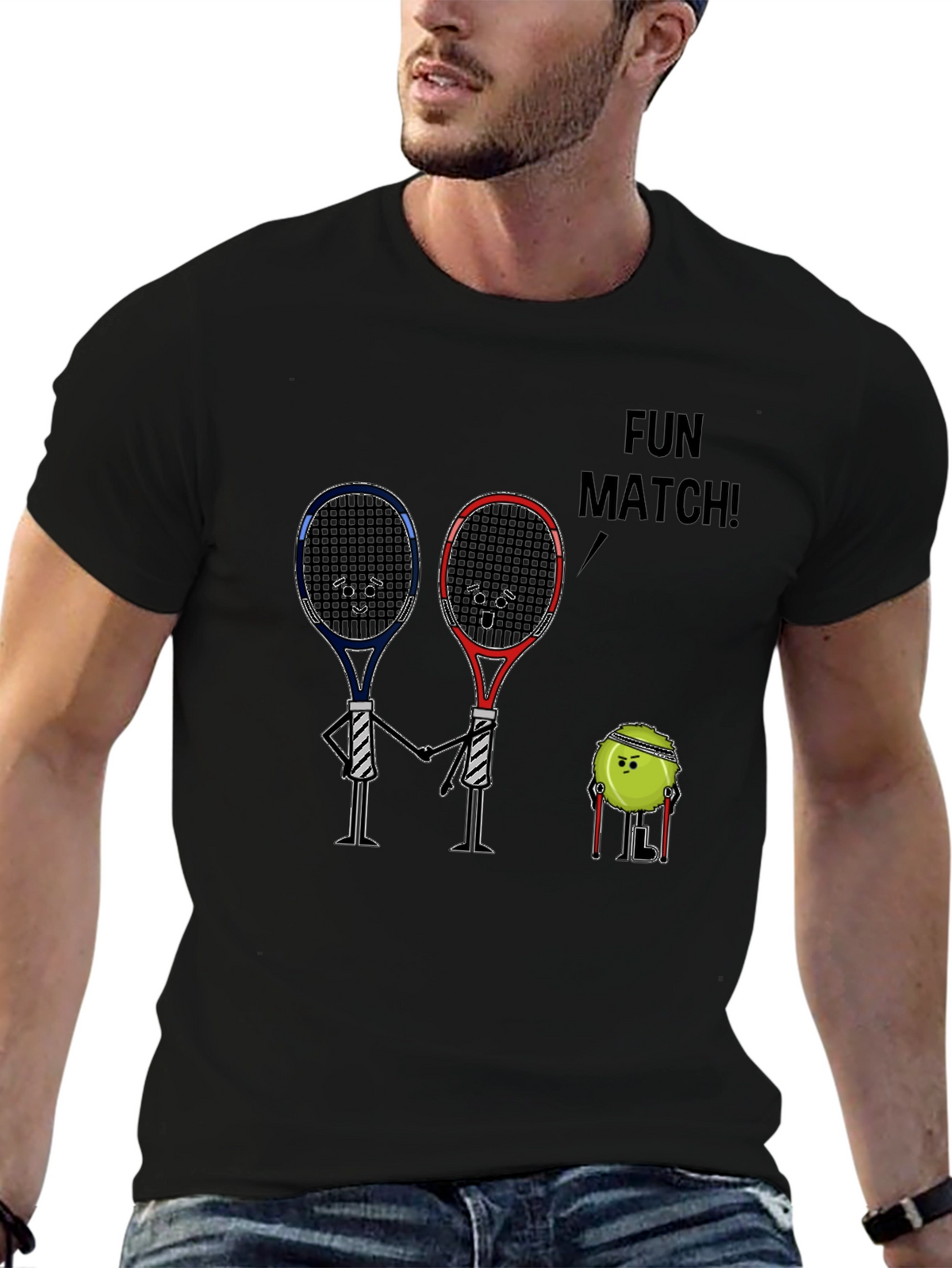 Fun Match Graphic T-Shirt