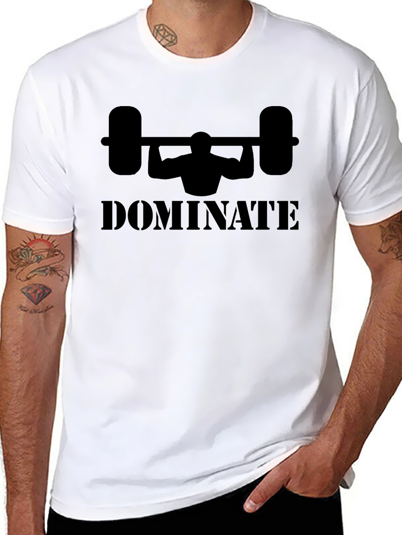 Dominate Weightlifting T-Shirt - Black