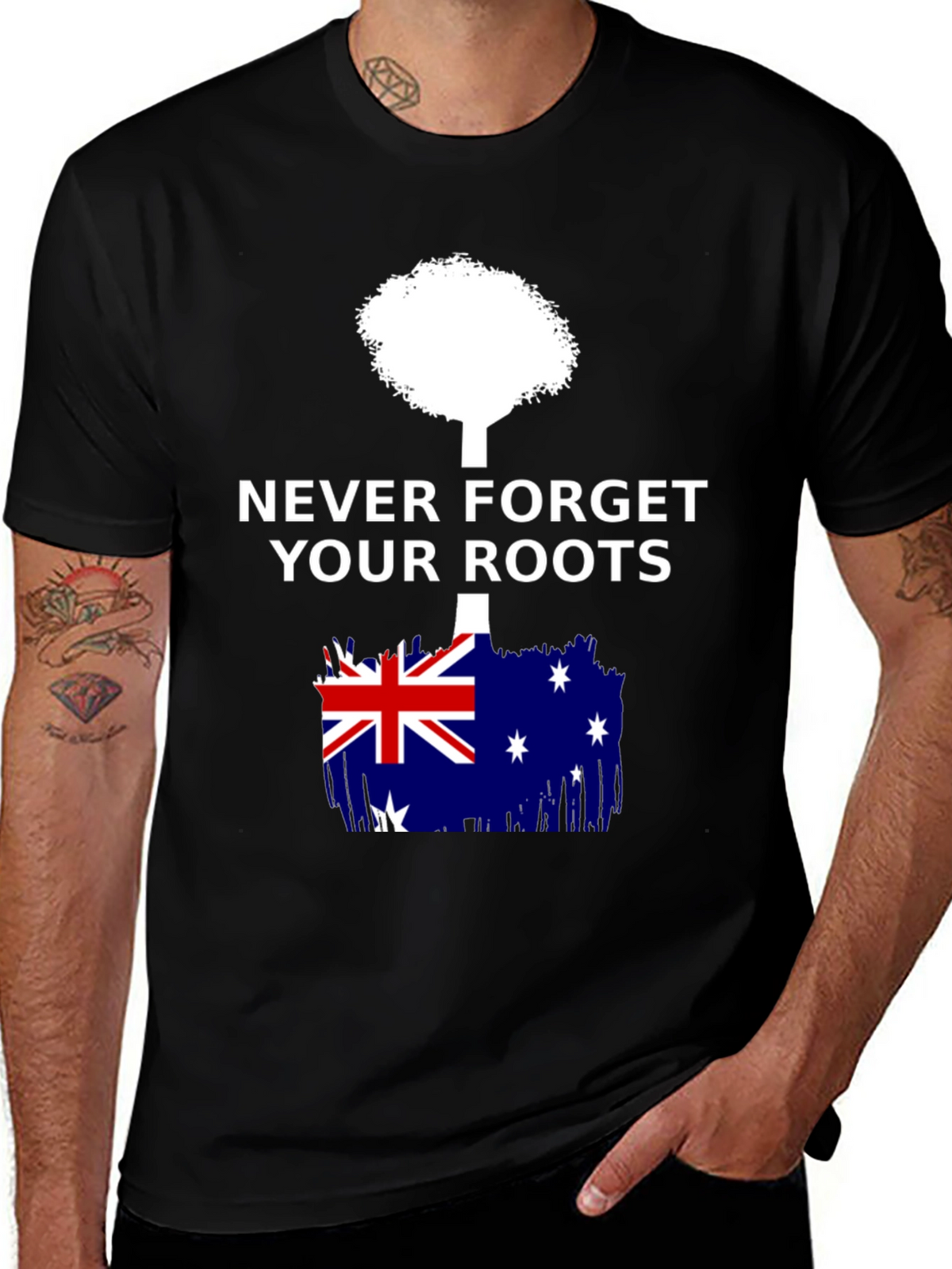 Never Forget Your Roots Australia T-Shirt