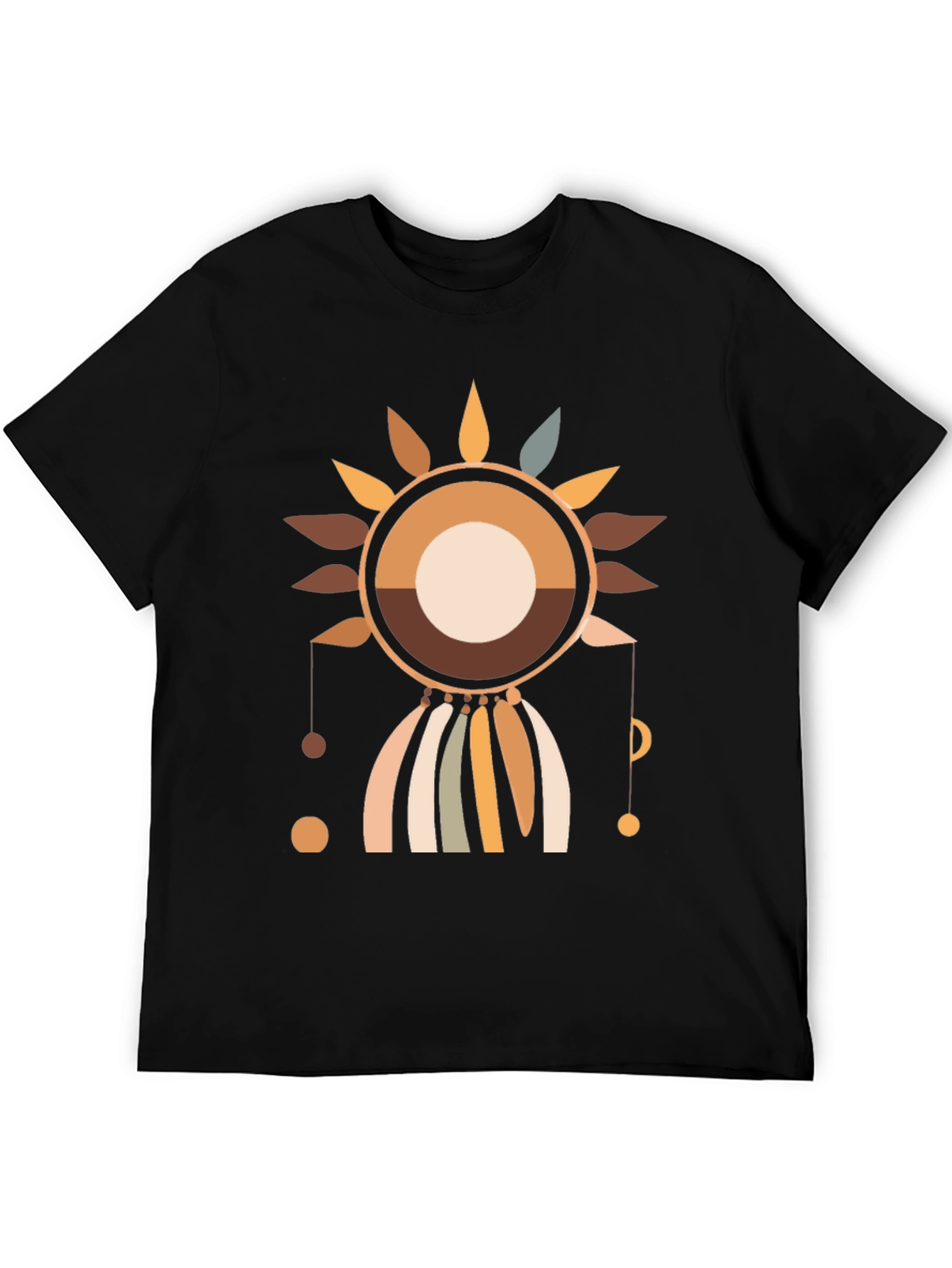 Geometric Sun Graphic Tee