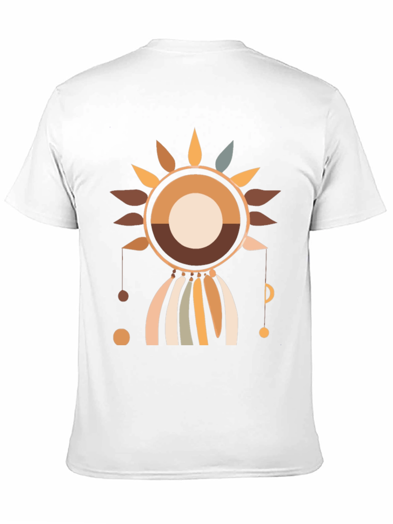 Geometric Sun Graphic Tee