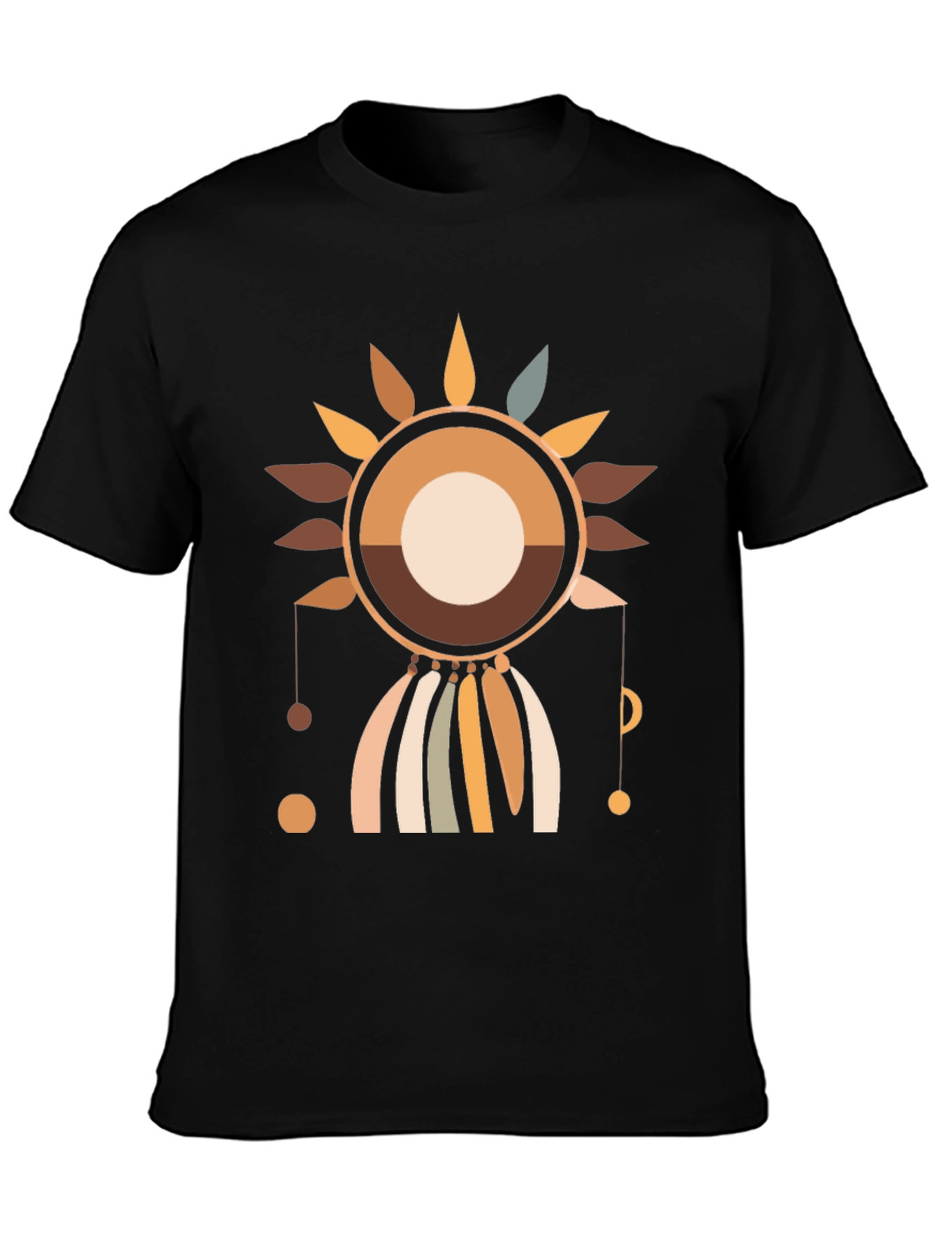 Geometric Sun Graphic Tee
