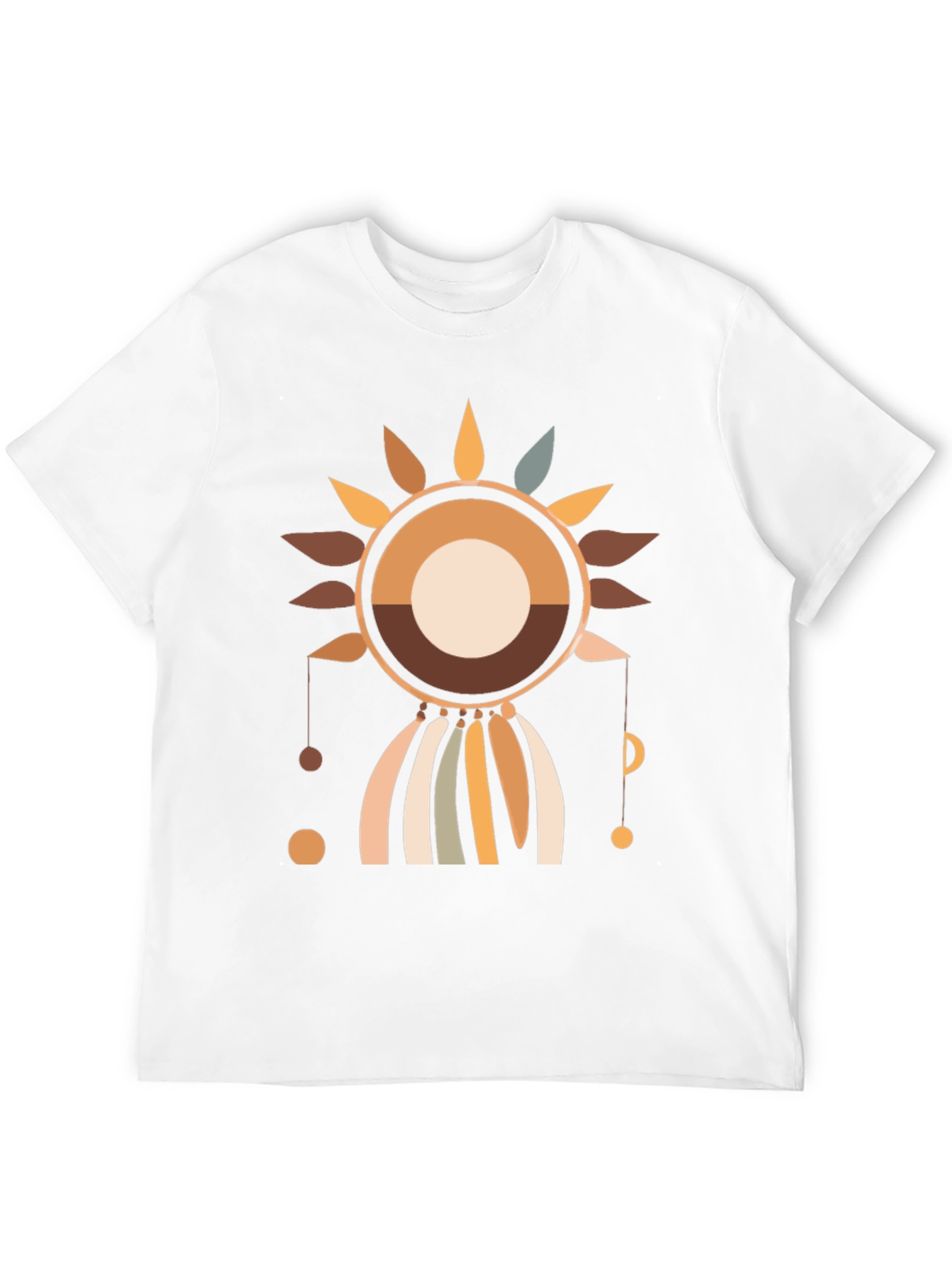 Geometric Sun Graphic Tee