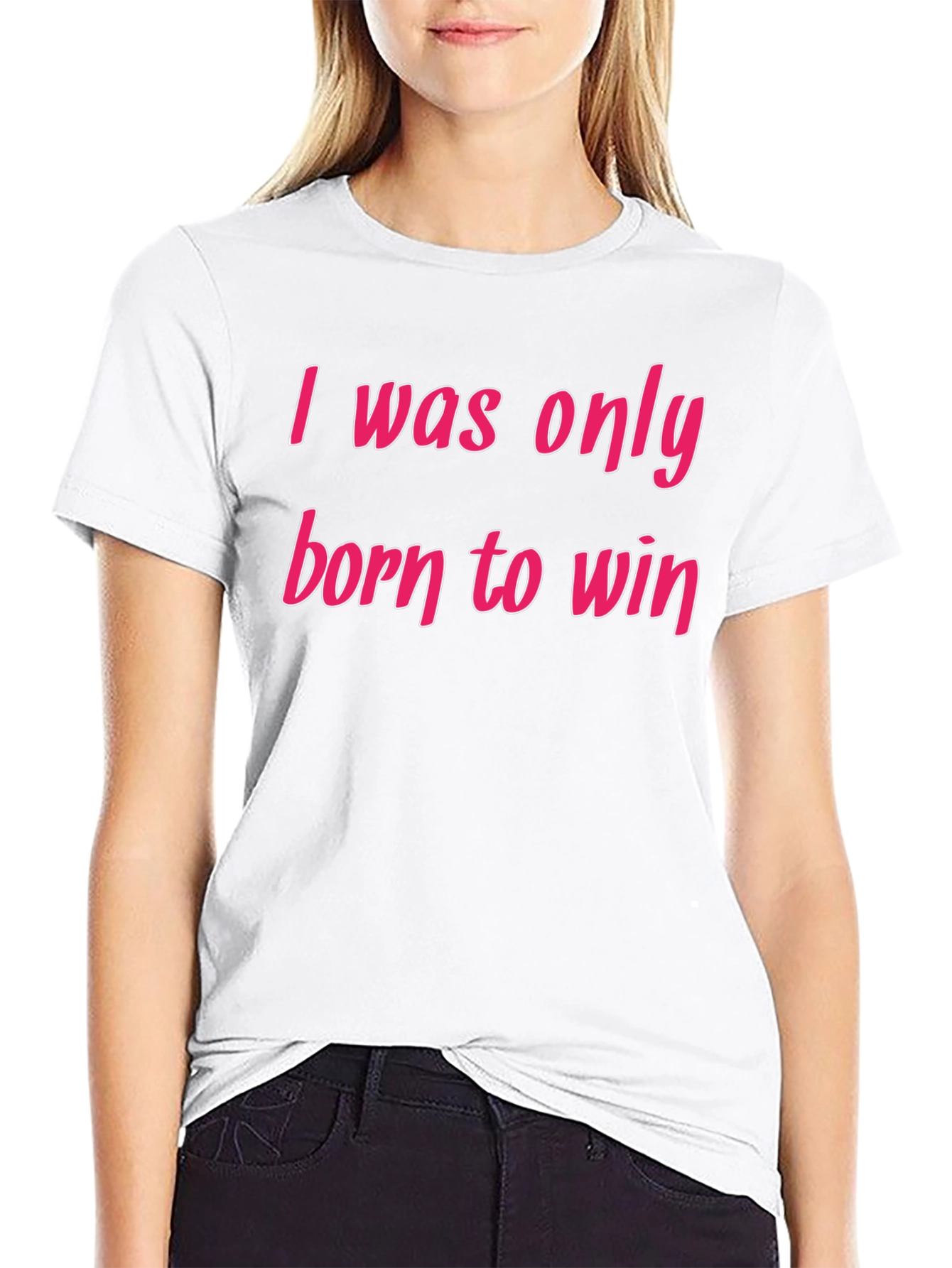 Born To Win Black T-Shirt